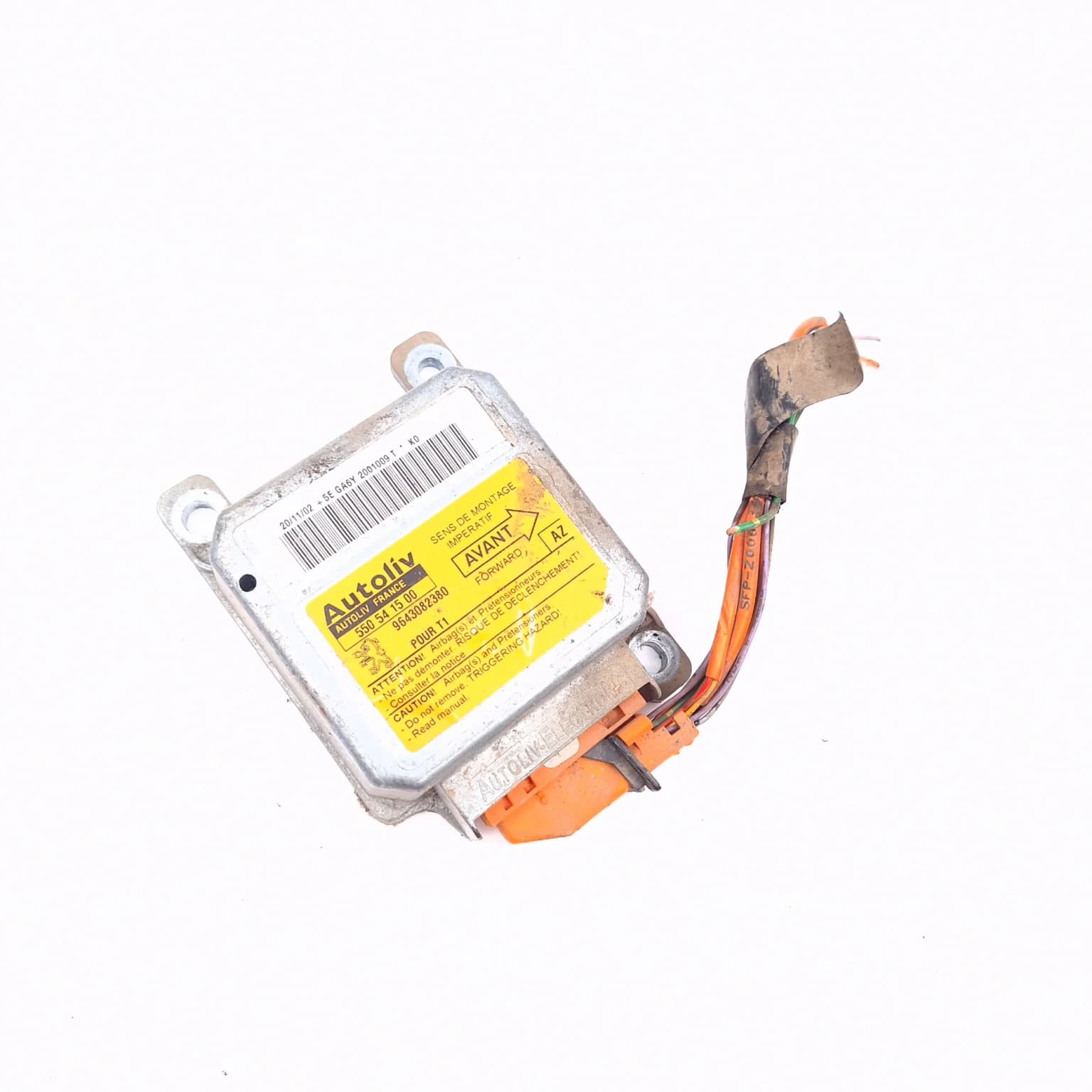 Airbag control module Peugeot 206 1998–2013 550541500 – 1