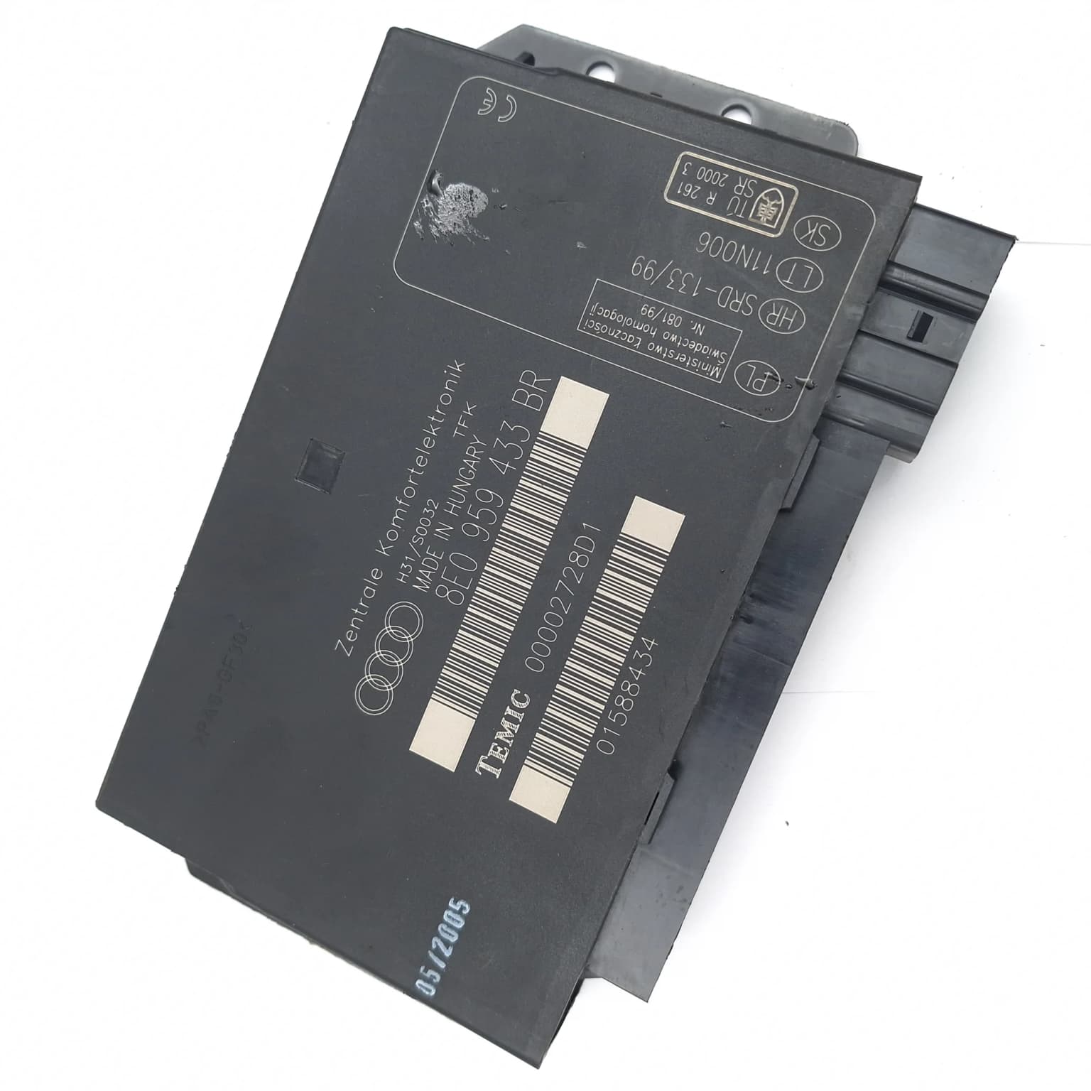 Comfort control module Audi A4 B7 (8E) 2004–2008 2.5 TDI BDG 8E0959433BR – 1