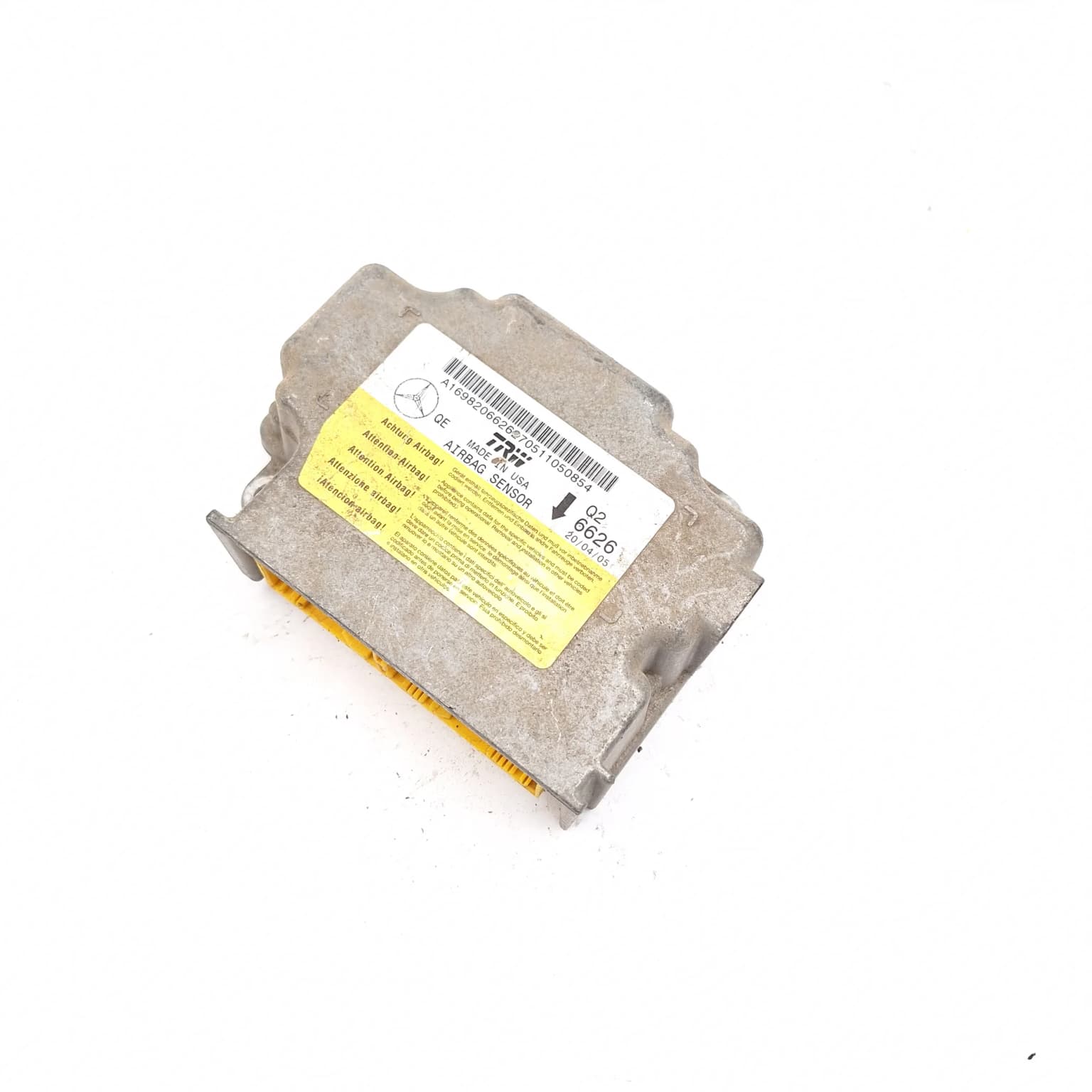 Airbag control module Mercedes-Benz A-CLASS (W169) 2004–2012 A1698206626 – 1