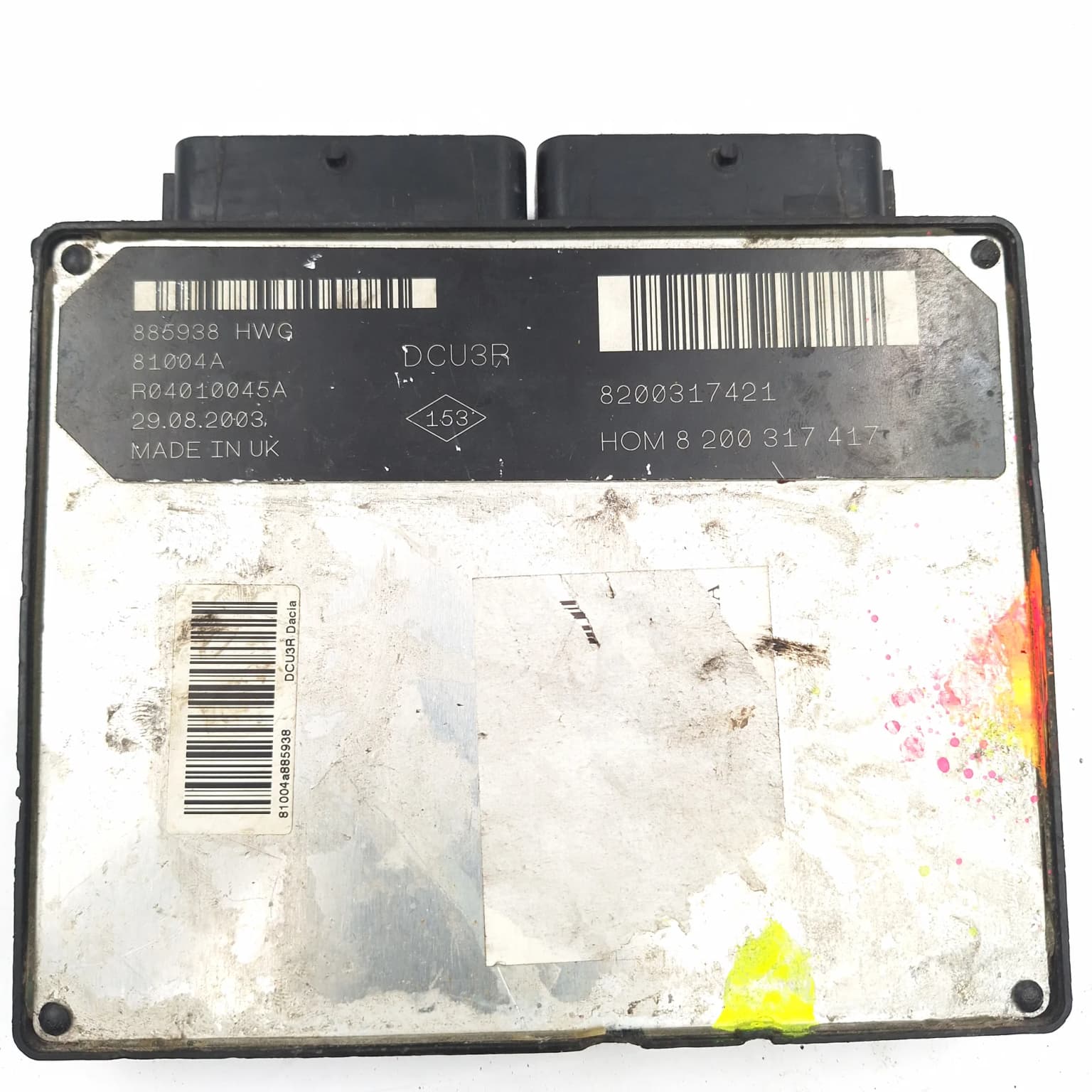Engine control unit Dacia SOLENZA 2003–2005 1.9 D F8Q 630 8200317421 – 1