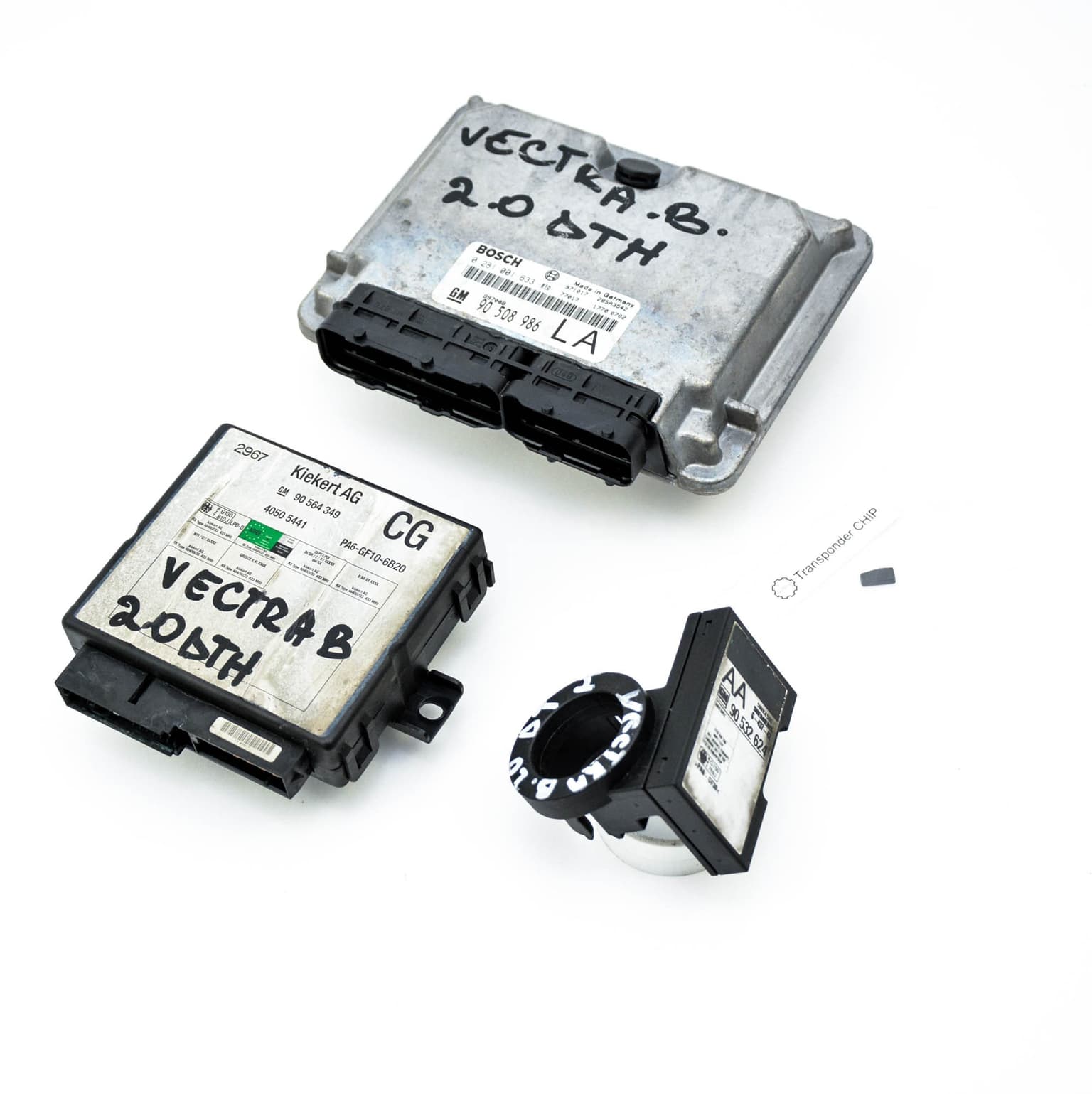 Kit calculateur et serrures Opel VECTRA B 1995–2002 2.0 DTI 16V 0281001633 – 1