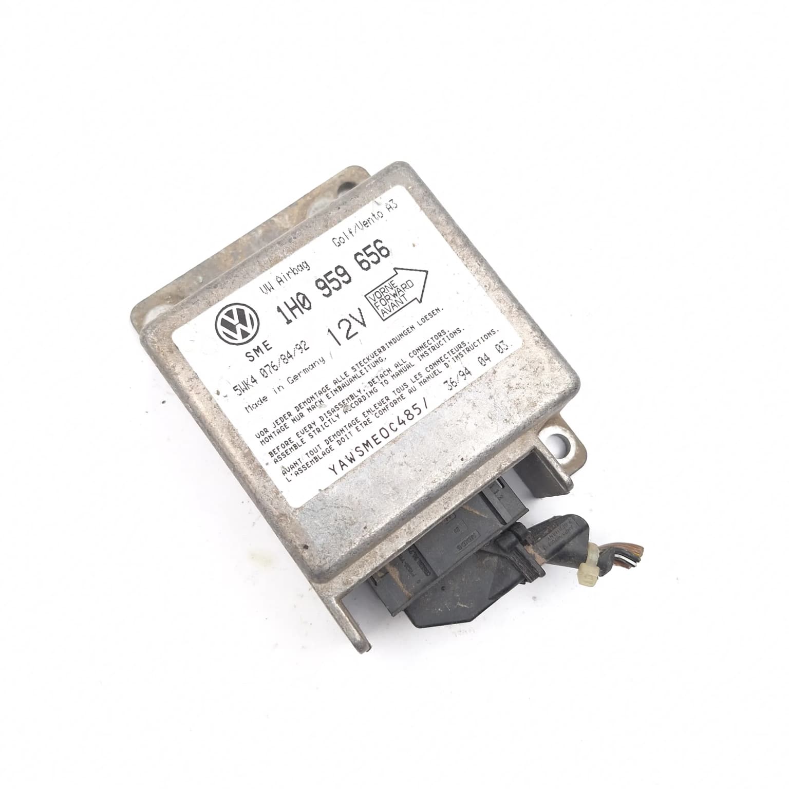 Airbag control module VW GOLF 3 1991–1997 1H0959656 – 1