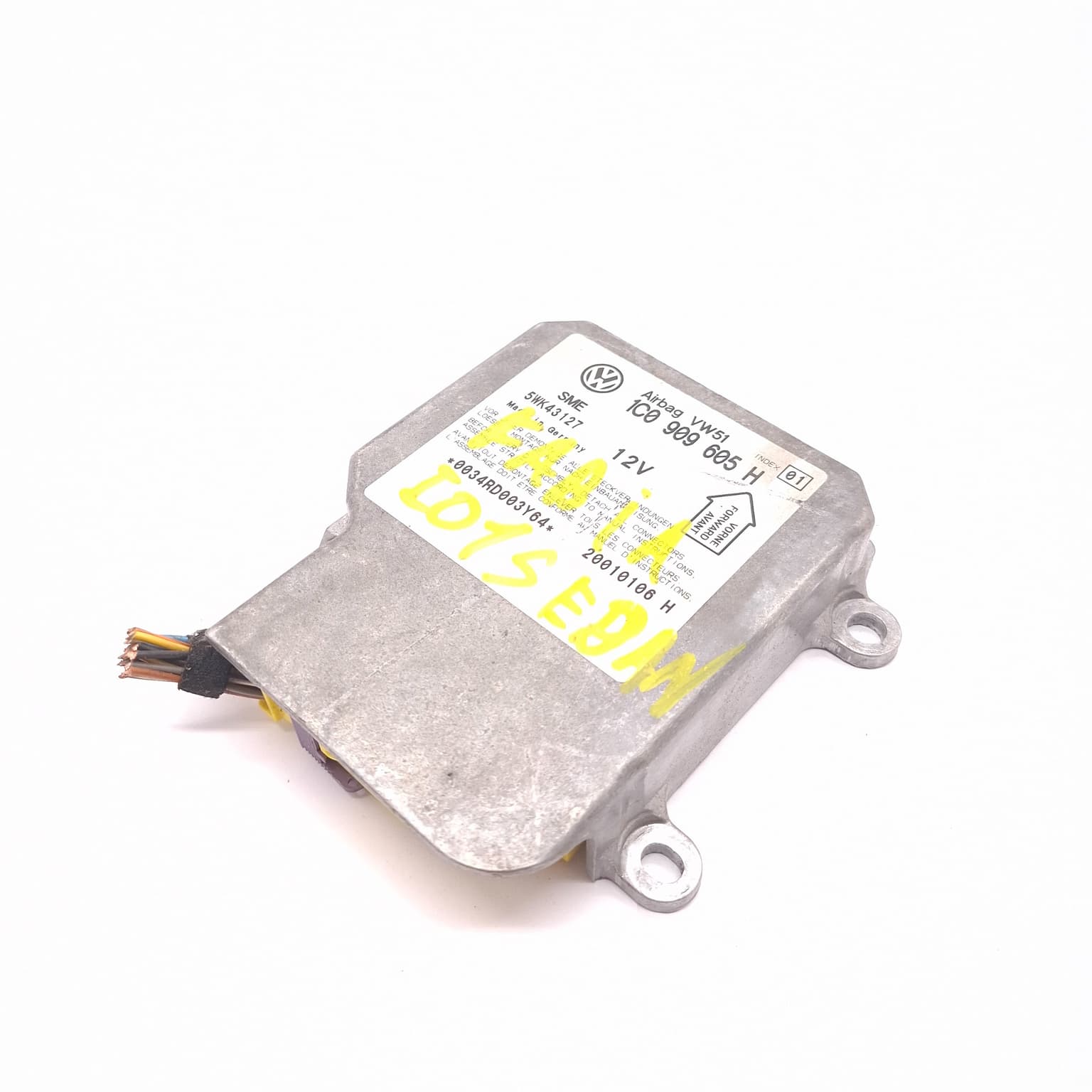 Airbag control module Skoda FABIA 1 1999–2007 1C0909605H – 1