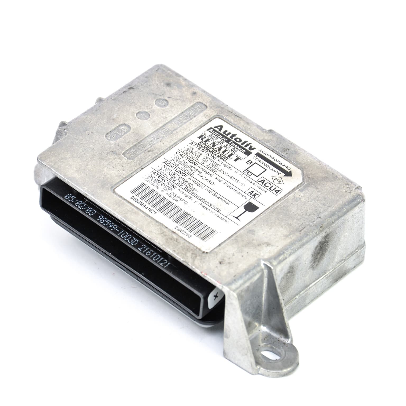 Airbag control module Renault MEGANE 2 2002–2010 8200307800 – 1