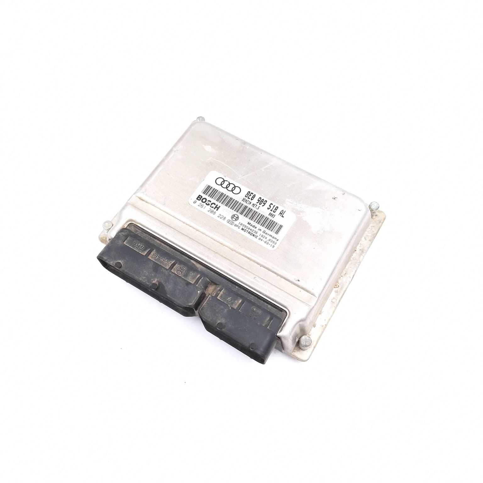 Engine control unit Audi A4 Cabriolet (8H, B6, B7) 2002–2009 1.8 T BFB 8E0909518AL – 1