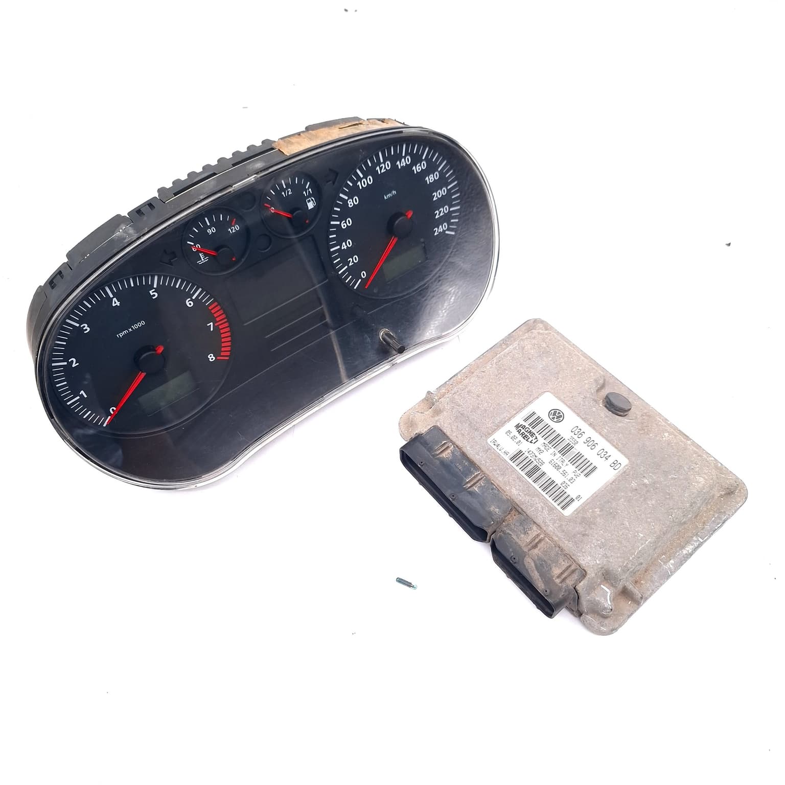 Kit calculateur et serrures Seat LEON (1M1) 1999–2006 1.6 16 V AUS 036906034BD – 1