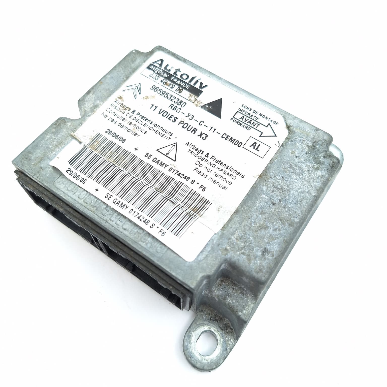 Airbag control module Citroen C5 (DC, DE, RC, RE) 2001–2008 603481900 – 1