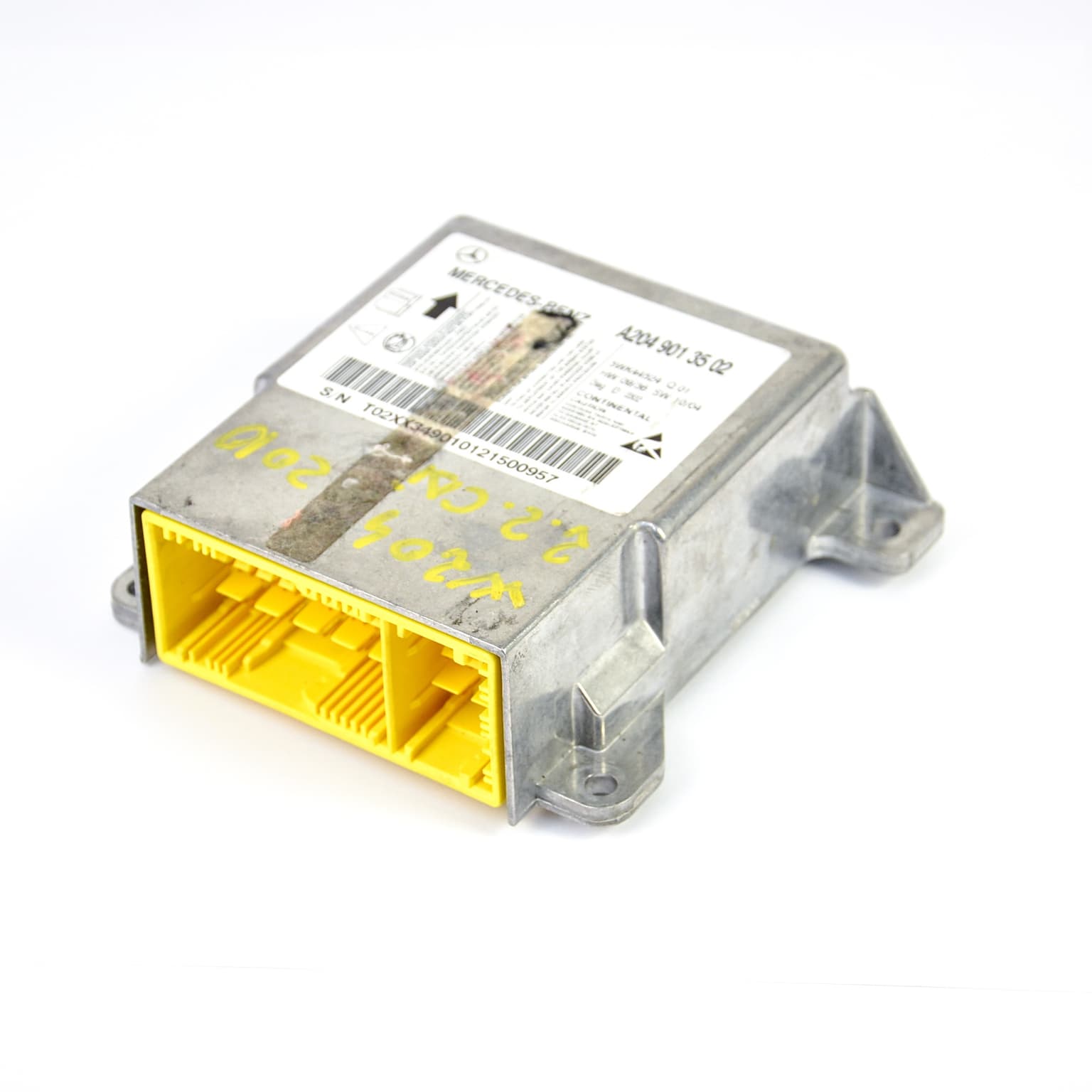 Airbag control module Mercedes-Benz C-CLASS (W204) 2007–2014 A2049013502 – 1