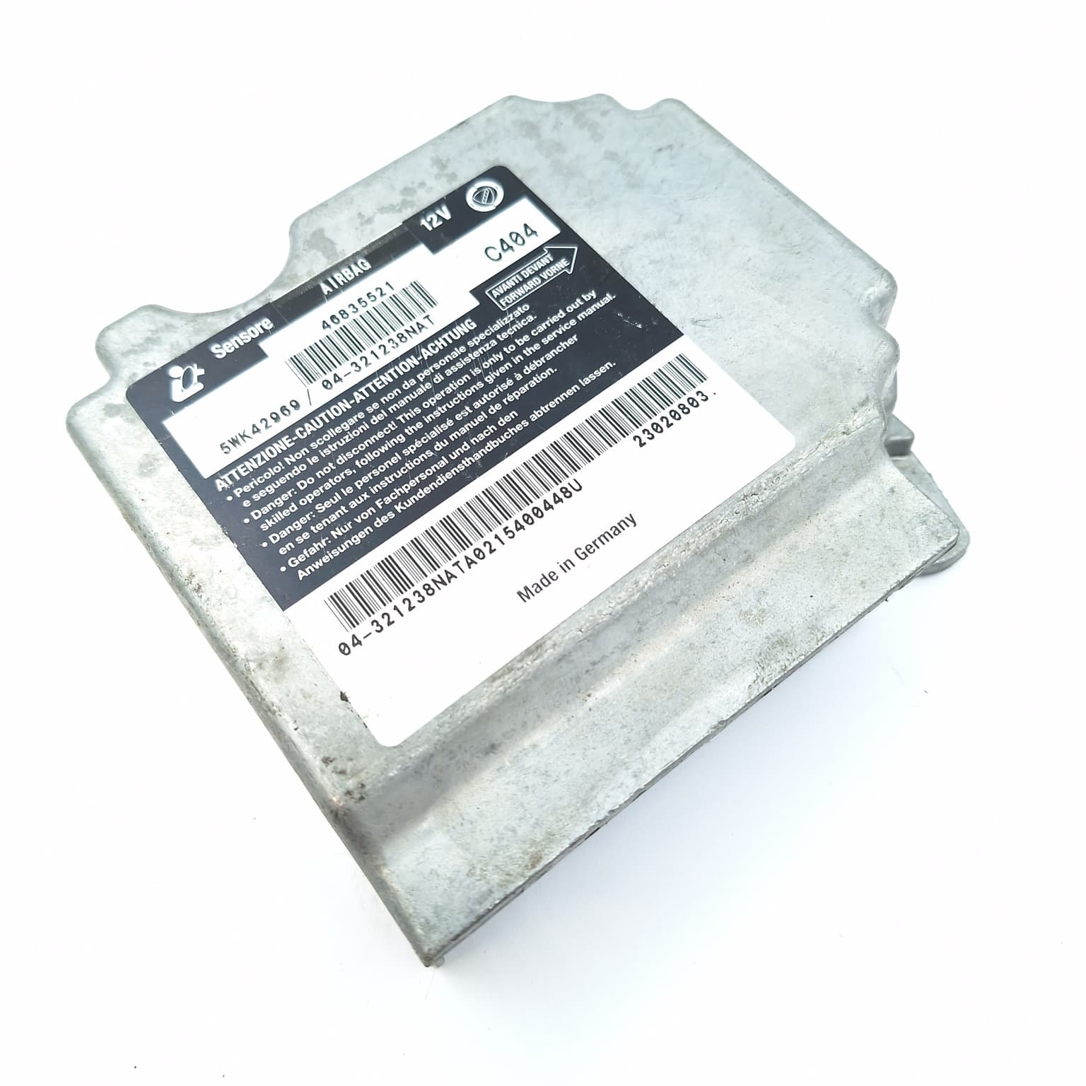 Airbag control module Fiat STILO (192) 2001–2007 46835521 – 1