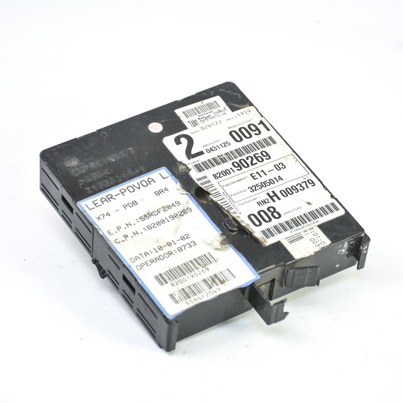 Control unit Renault LAGUNA 2 2001–2007 8200190269 – 1