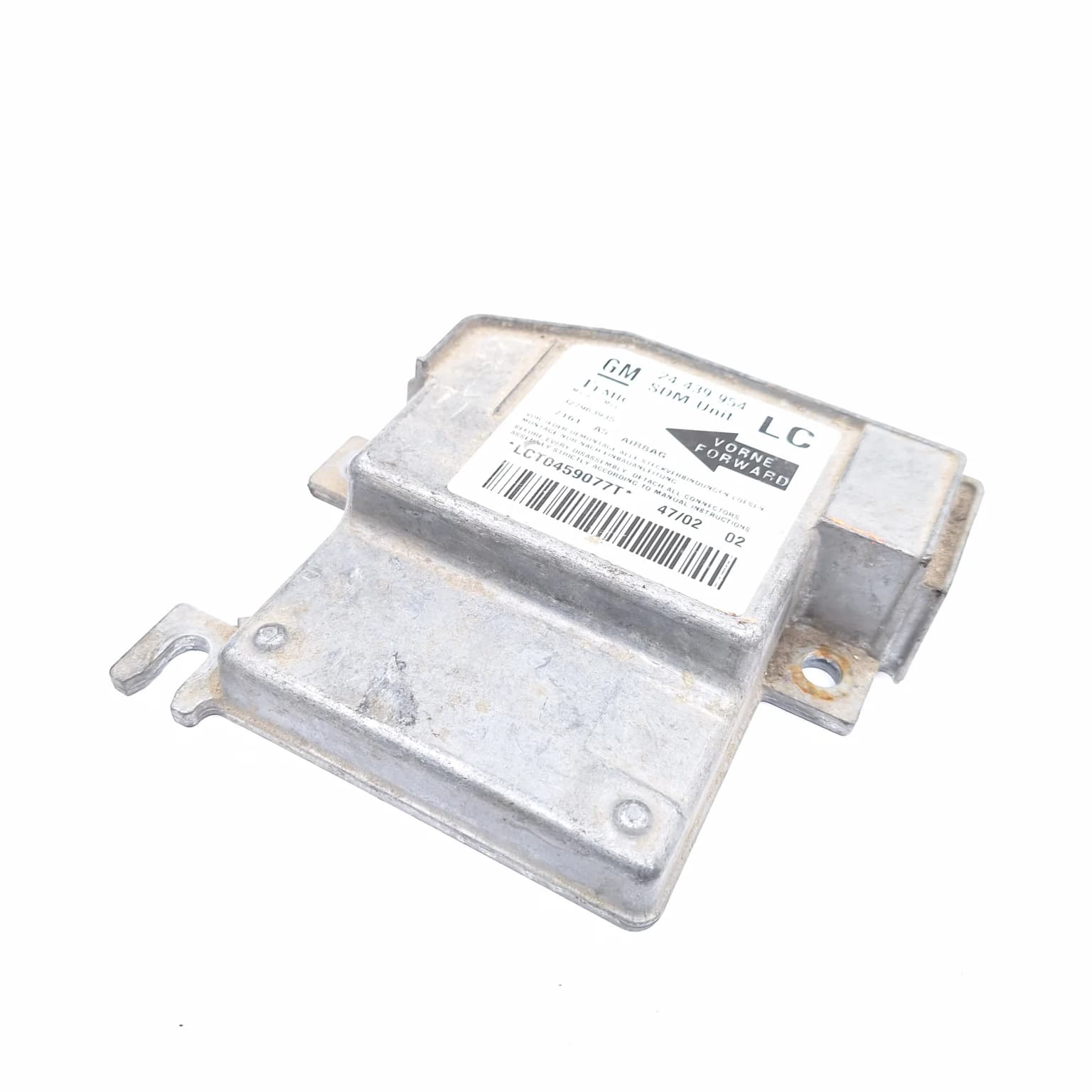 Airbag control module Opel CORSA C 2000–2006 24439954 – 1