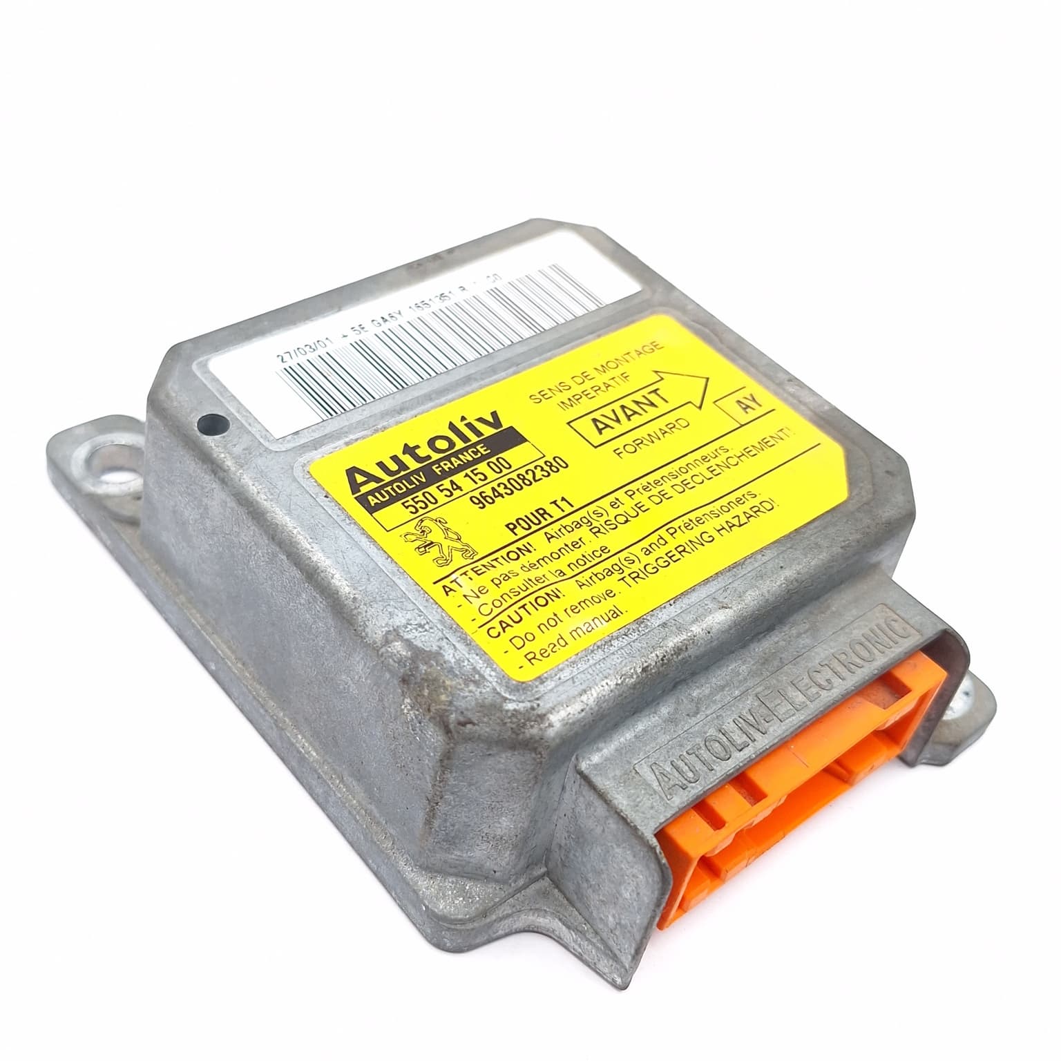 Airbag control module Peugeot 206 1998–2013 550541500 – 1