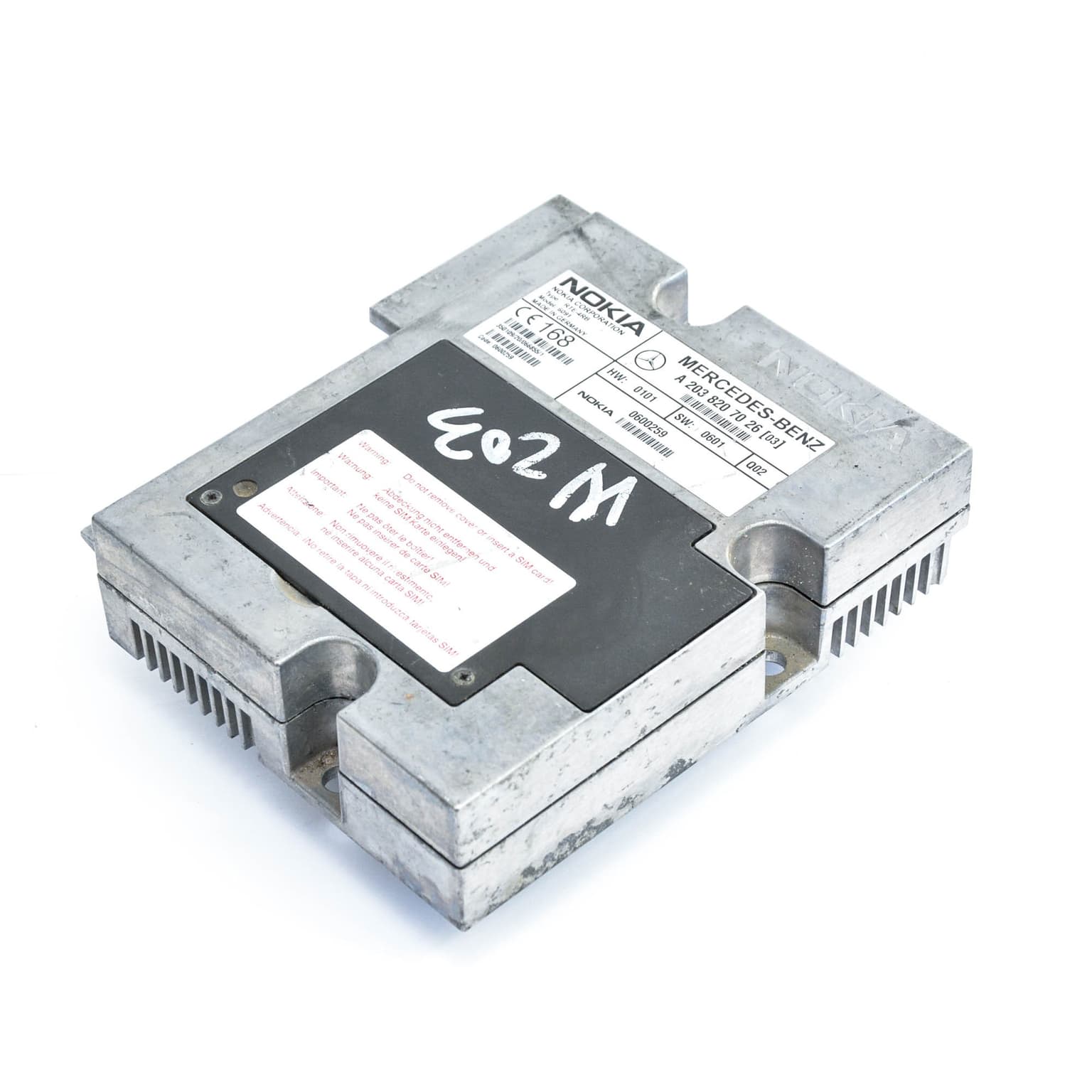 Calculateur de téléphone Mercedes-Benz C-CLASS (W203) 2000–2007 C 270 CDI (203.216) OM 612.962 A2038207026 – 1