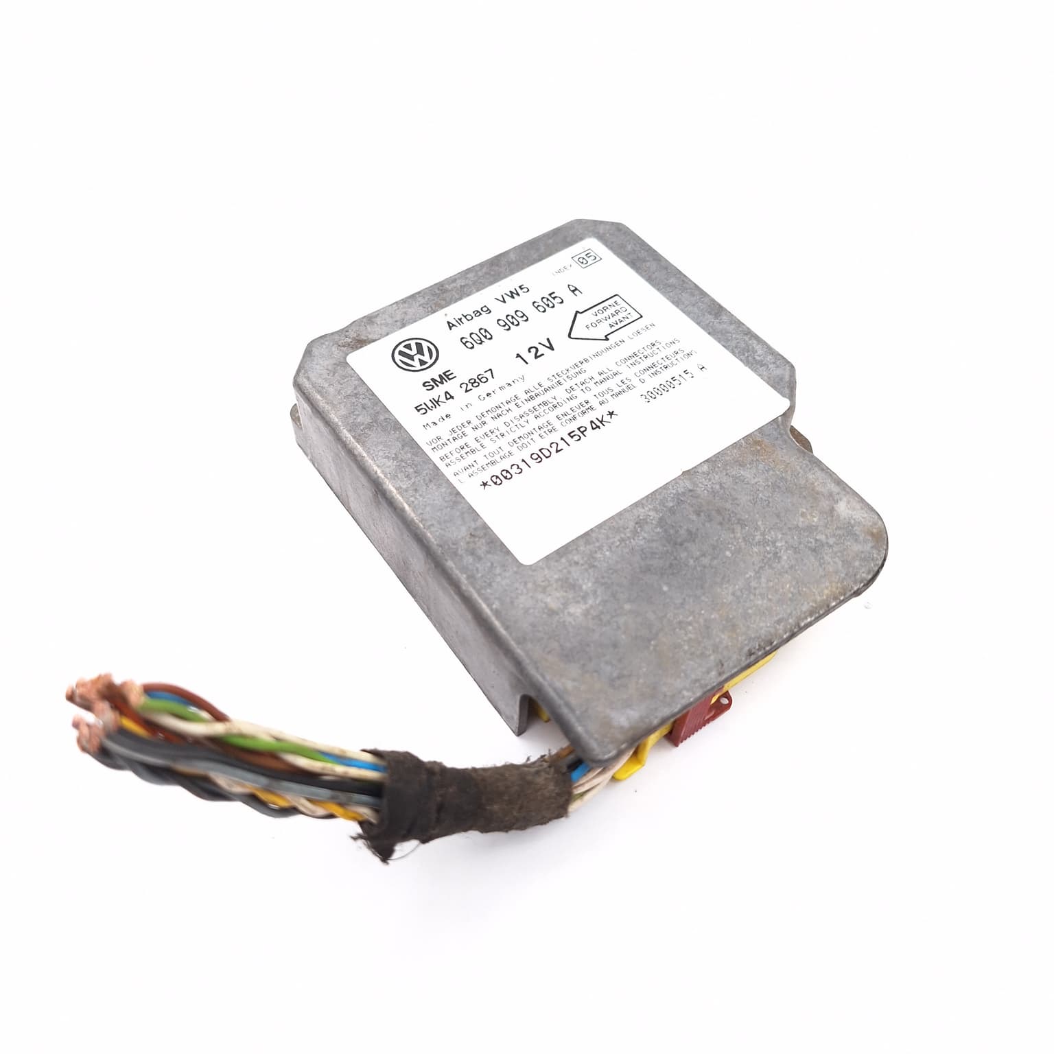 Airbag control module VW GOLF 4 1997–2004 1.6 16V AUS 6Q0909605A – 1