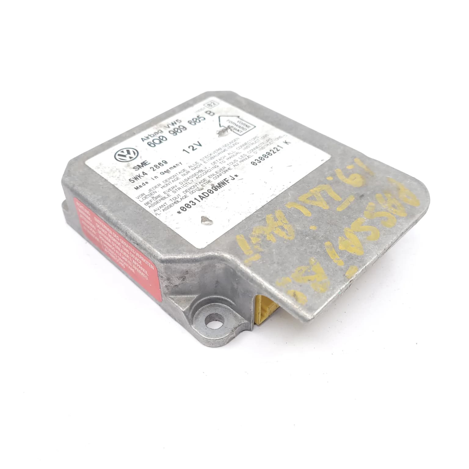 Airbag control module VW PASSAT B5, B5.5 1996–2005 6Q0909605B – 1