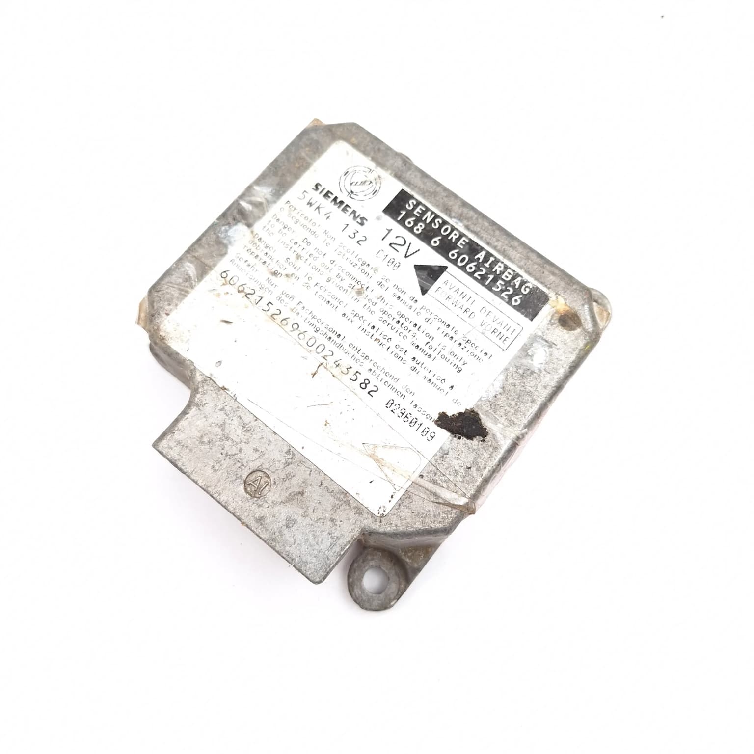 Airbag control module Alfa Romeo 164 (164) 1987–1998 60621526 – 1