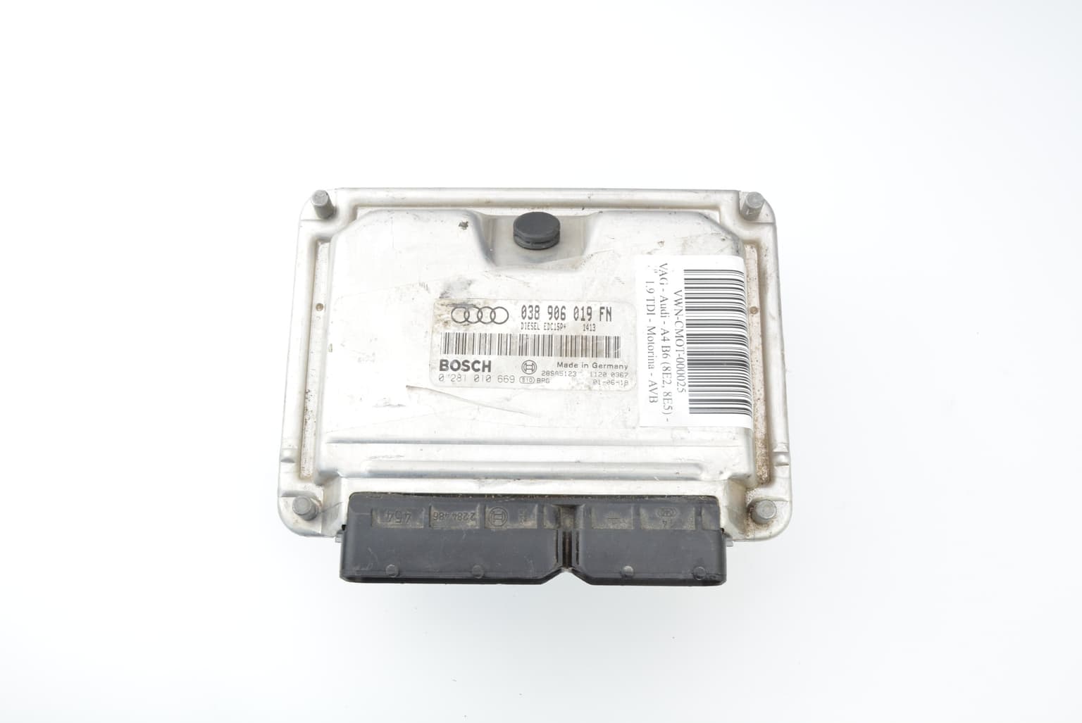 Engine control unit Audi A4 B6 (8E) 2000–2004 1.9 TDI AVB 038906019FN – 1