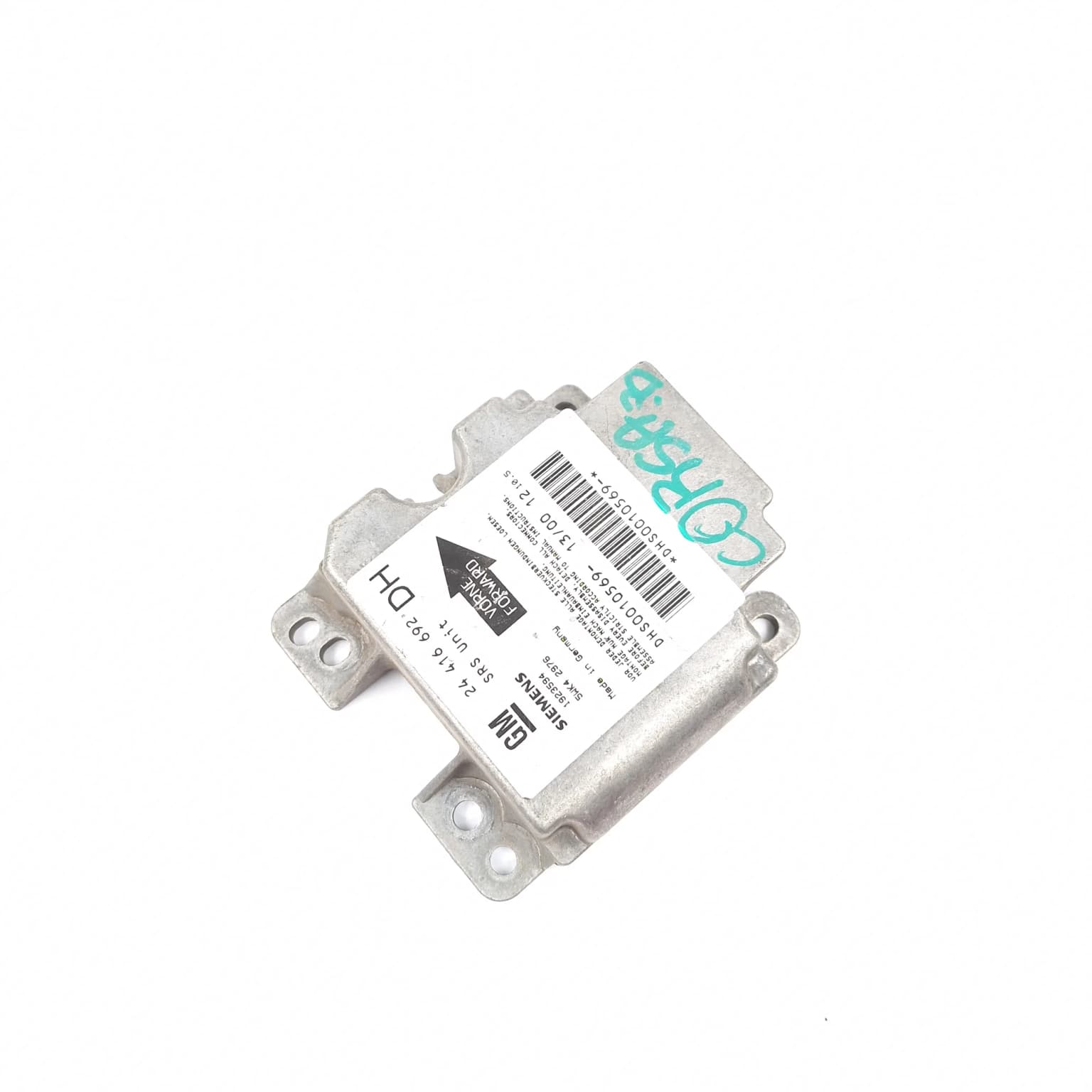 Airbag control module Opel CORSA B 1993–2000 1923594 – 1