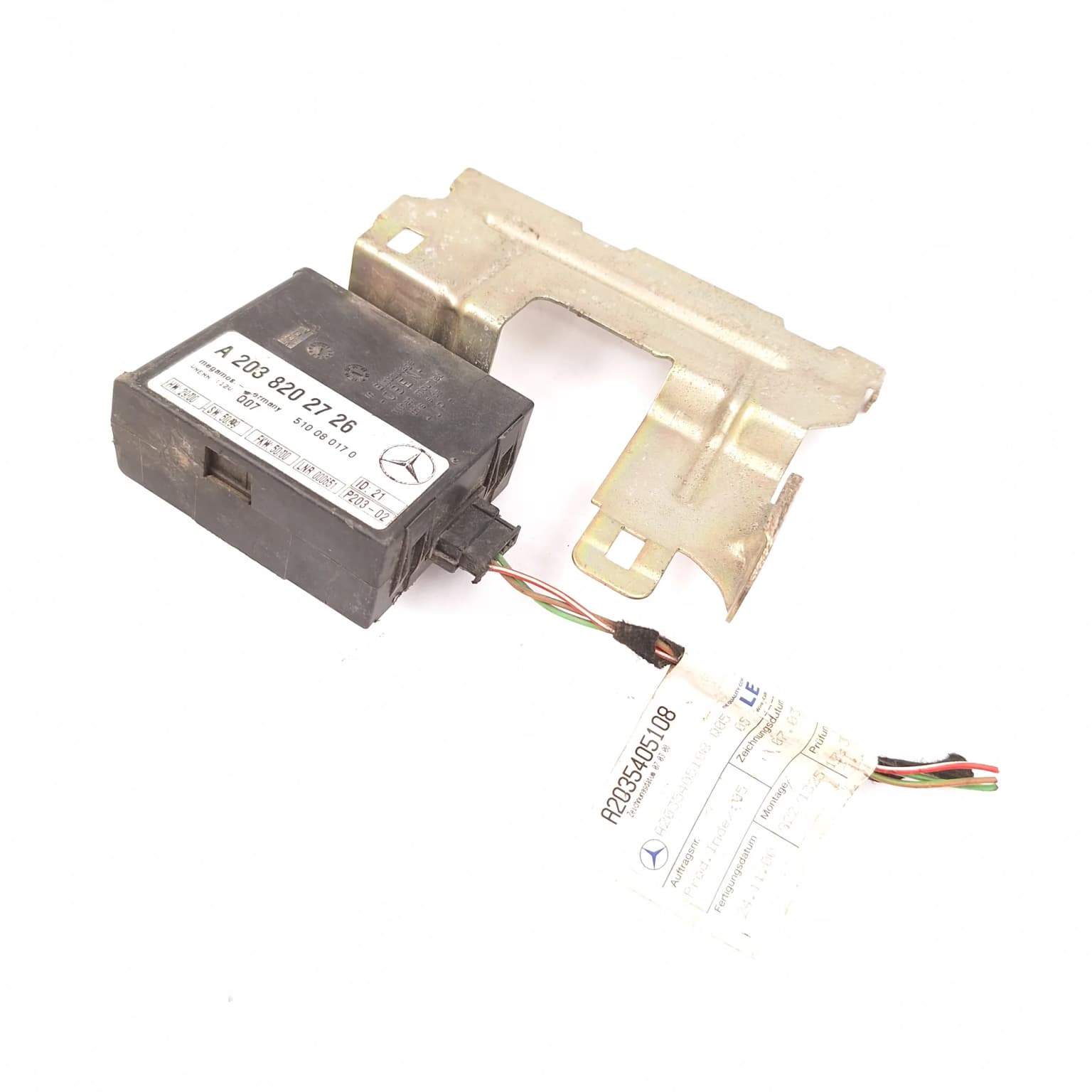 Calculateur Mercedes-Benz C-CLASS (W203) 2000–2007 A2038202726 – 1