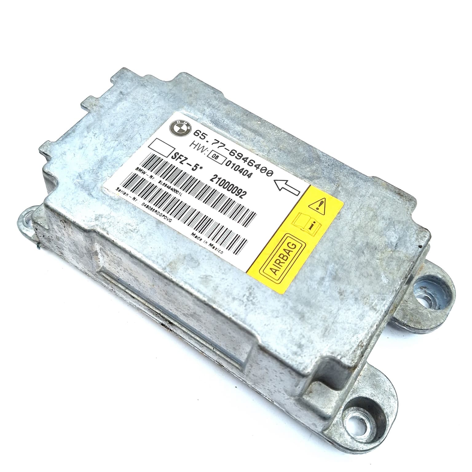 Airbag control module BMW 5 (E60, E61) 2003–2010 530 d M57 D30 (306D2) 6946400 – 1
