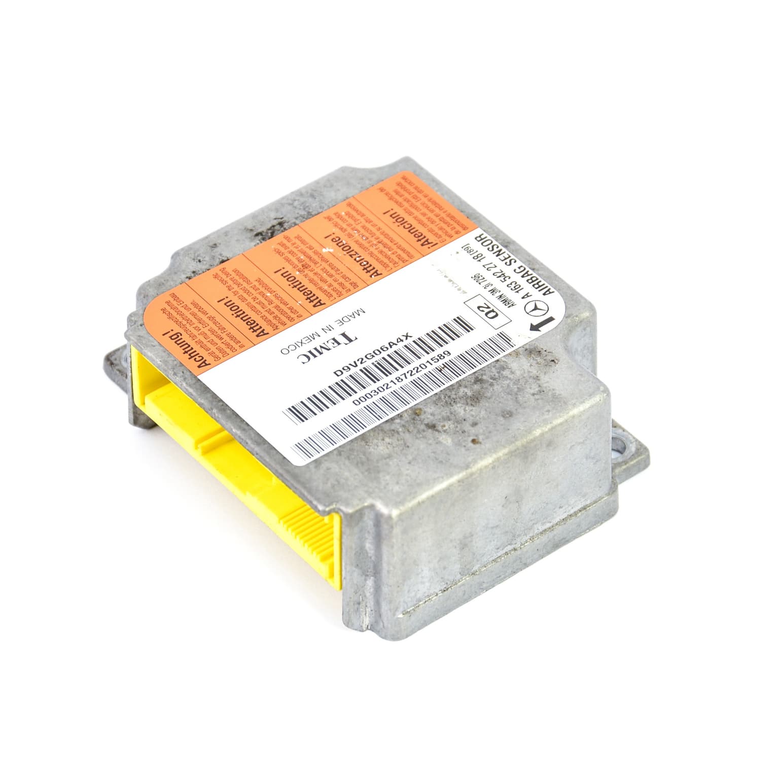 Airbag control module Mercedes-Benz ML / M-CLASS (W163) 1997–2005 ML 400 CDI (163.128) OM 628.963 A1635422718 – 1