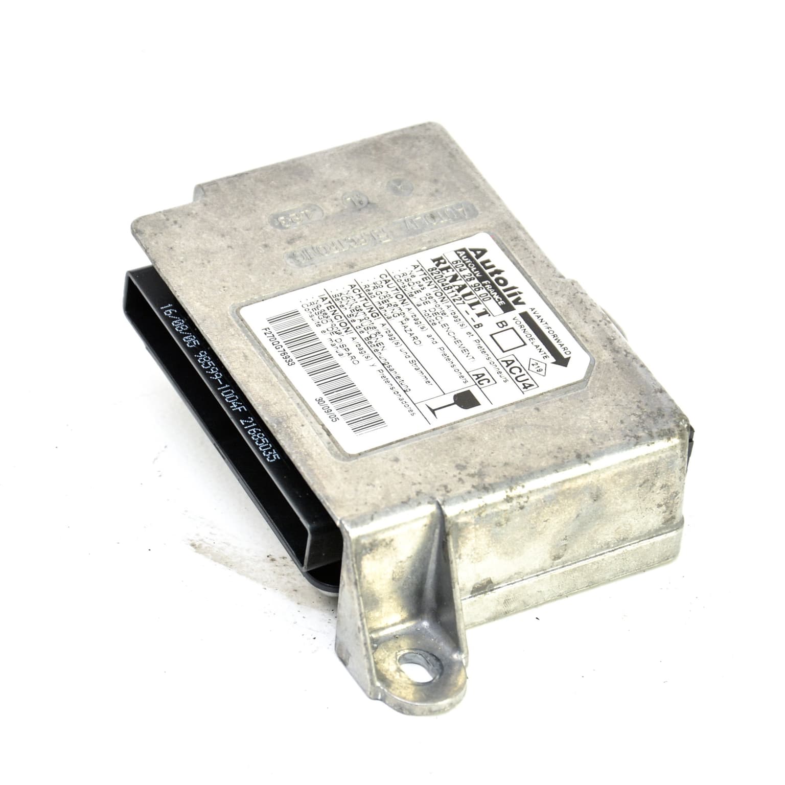 Airbag control module Renault MEGANE 2 2002–2010 1.5 dCi K9K 722 8200481127B – 1