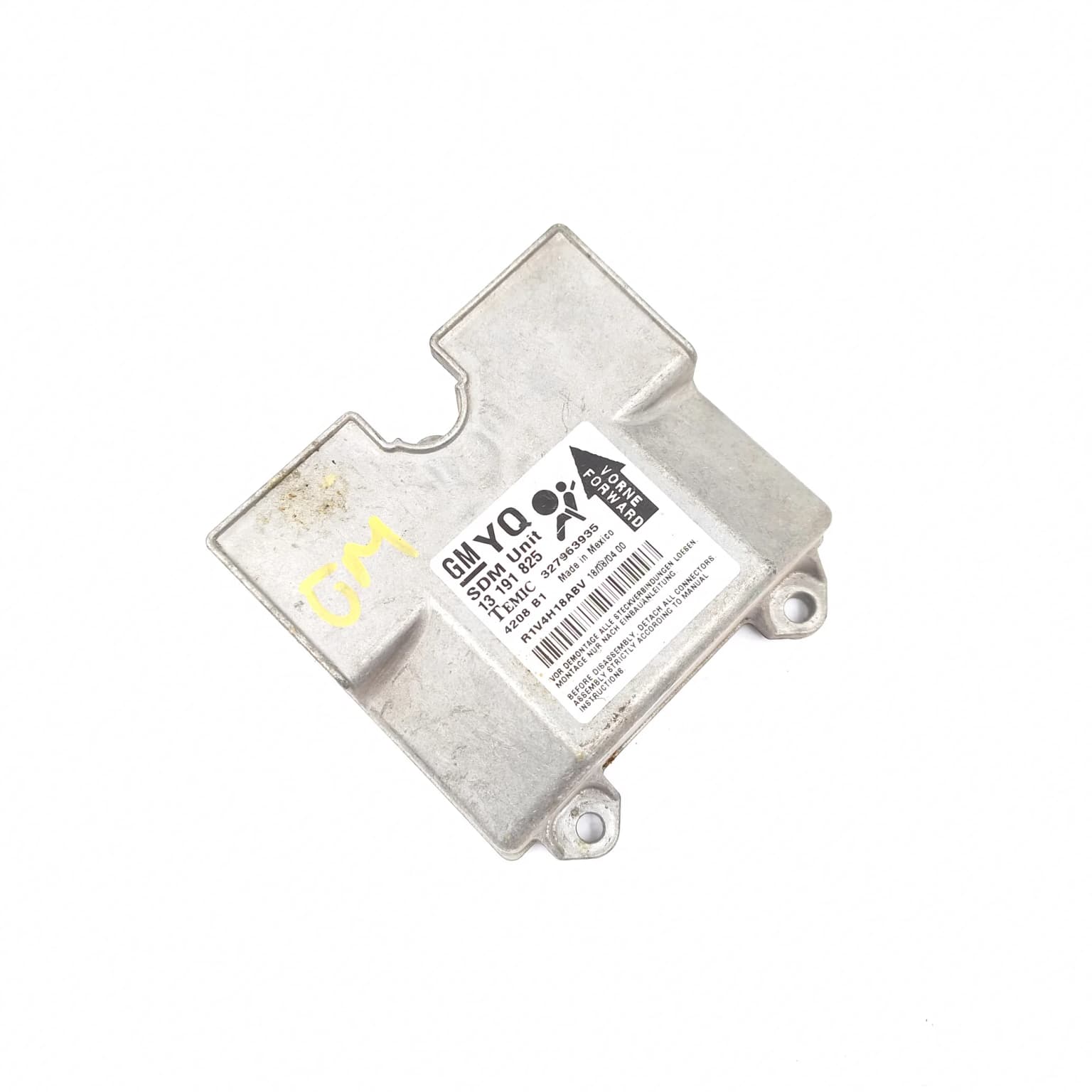 Airbag control module Opel ASTRA H 2004–2012 13191825 – 1