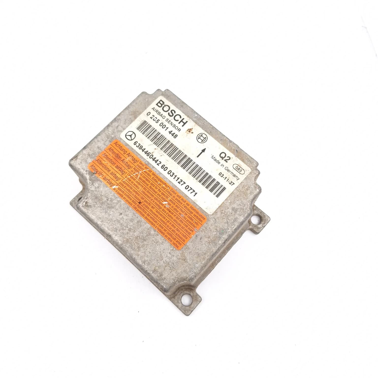 Airbag control module Mercedes-Benz VITO / VIANO (W639) 2003–2014 0285001448 – 1