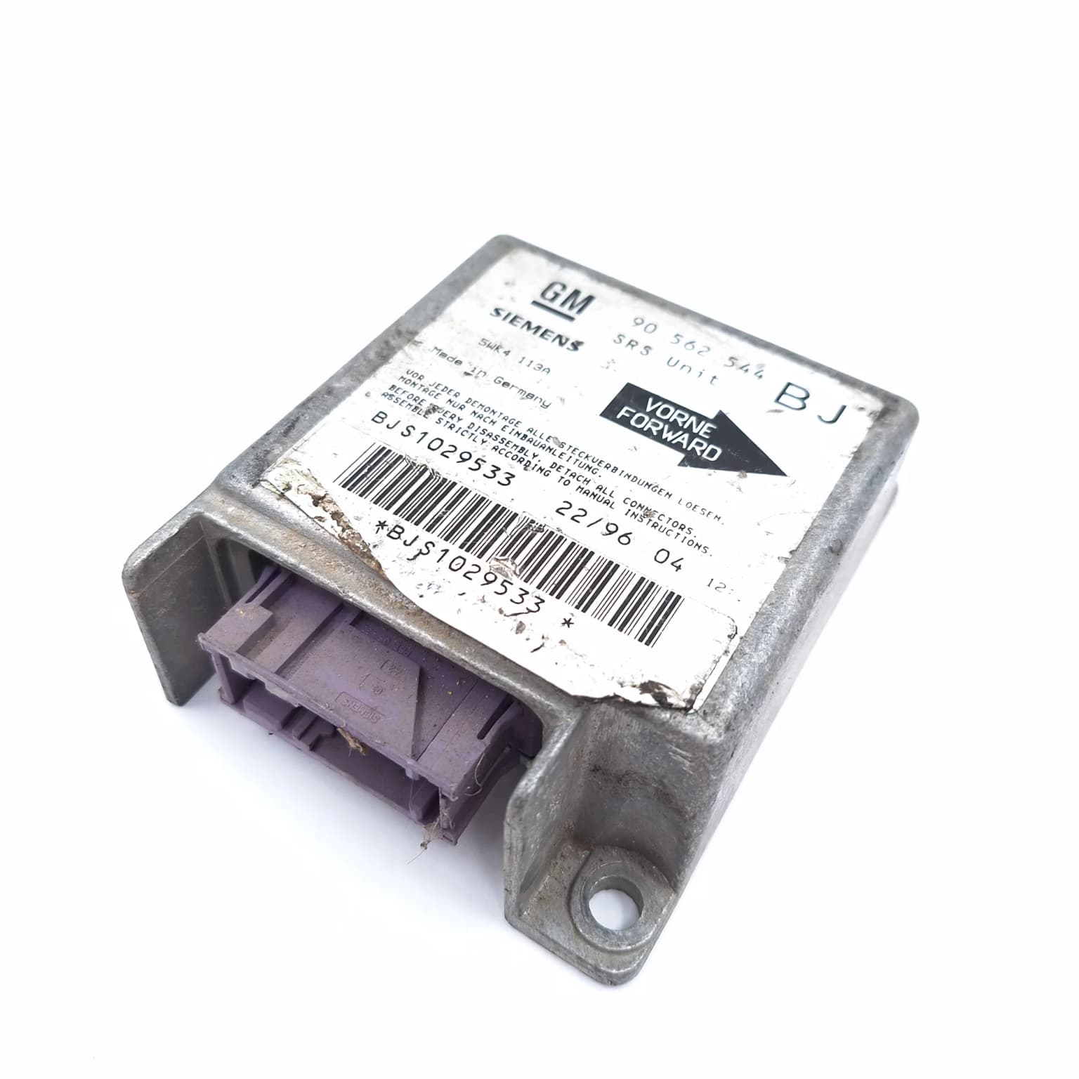 Airbag control module Opel ASTRA F 1991–2002 90562544 – 1