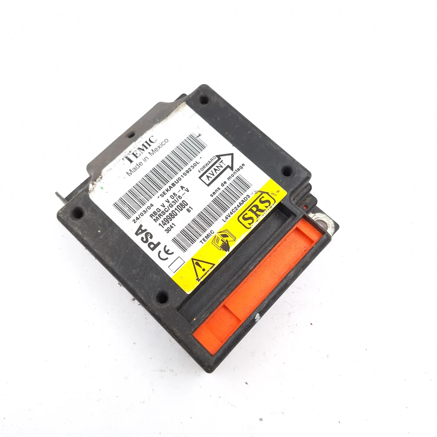 Airbag control module Citroen C4 1 (LC) 2004–2010 1499801080 – 1