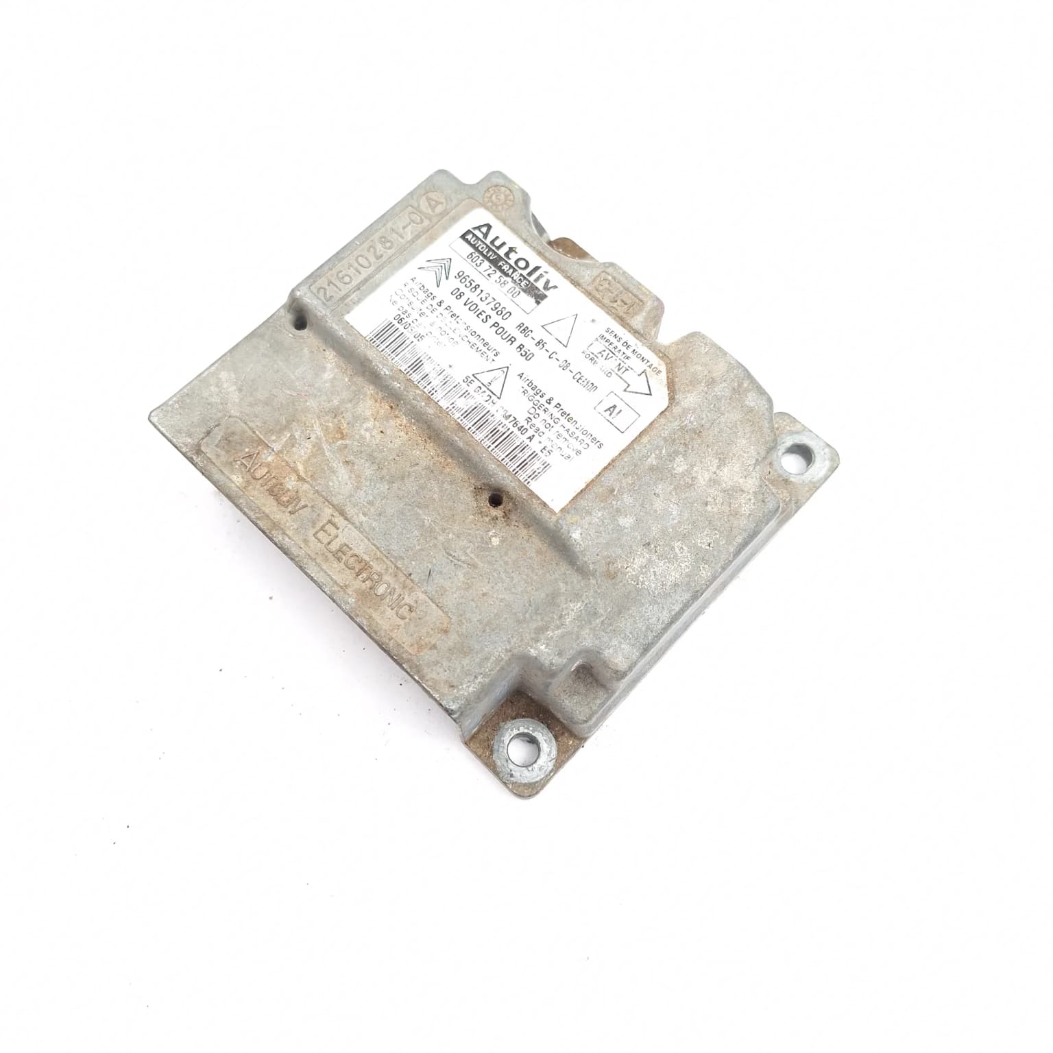 Airbag control module Citroen C4 1 (LC) 2004–2010 9658137980 – 1