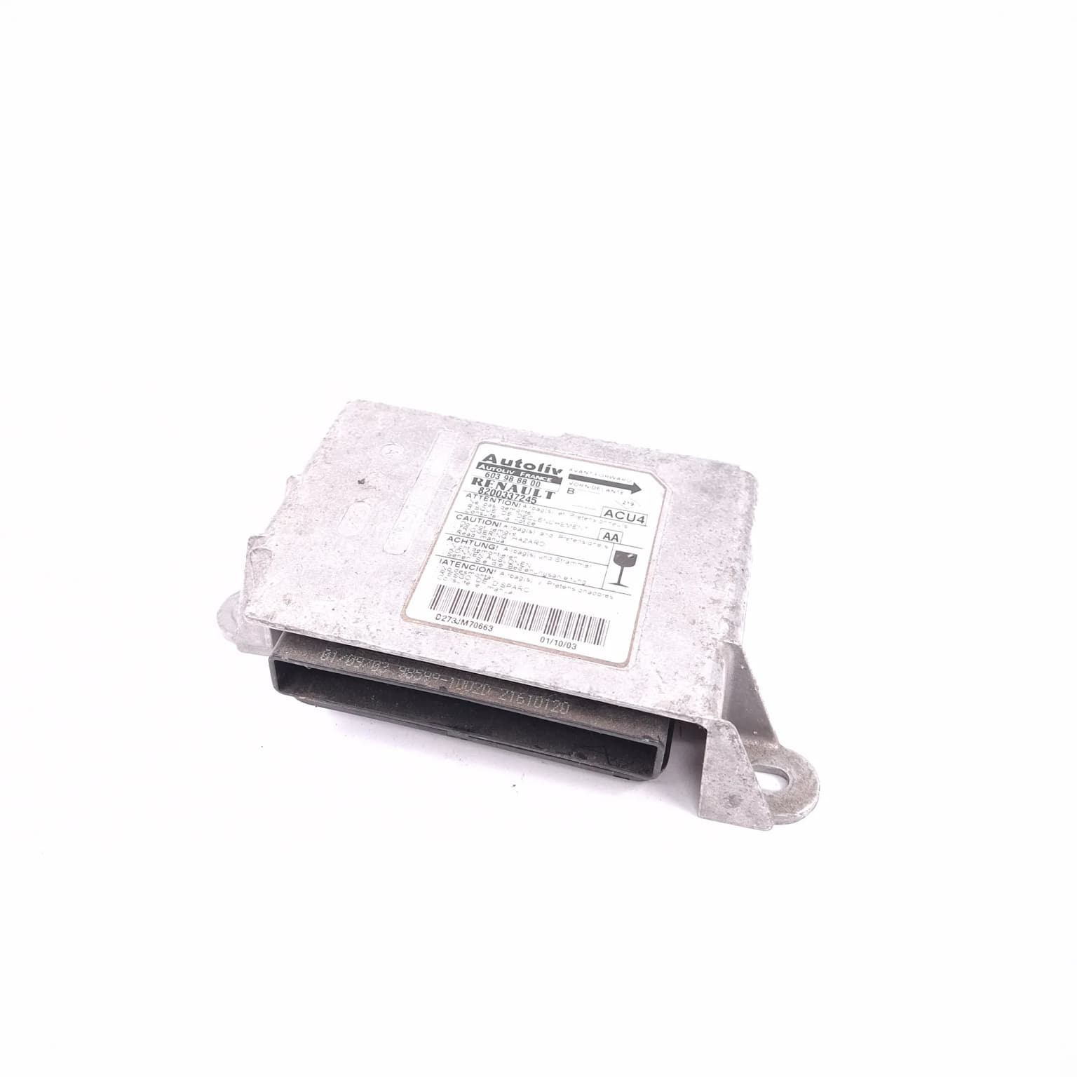 Airbag control module Renault MEGANE 2 2002–2010 8200337245 – 1