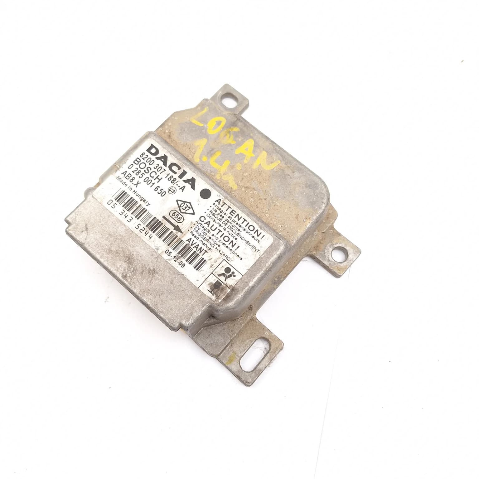 Airbag control module Dacia LOGAN (LS) 2004–2012 8200307188A – 1
