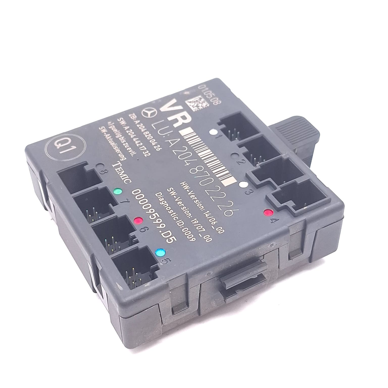 Control unit Mercedes-Benz C-CLASS (W204) 2007–2014 C 320 CDI 4-matic (204.089) OM 642.961 A2048702226 – 1