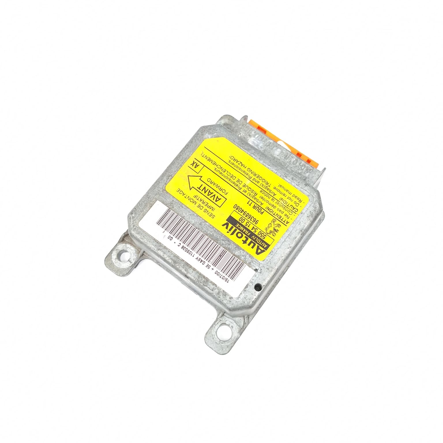 Airbag control module Peugeot 206 1998–2013 9636894080 – 1