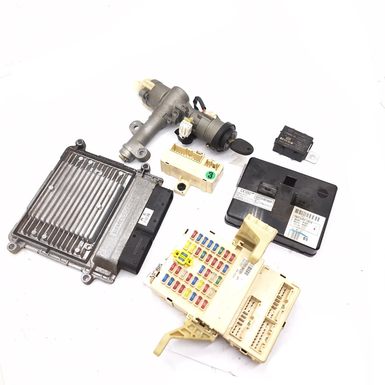 Kit calculateur et serrures Hyundai SONATA 5 (NF) 2005–2010 2.4 G4KC 3911025070 – 1