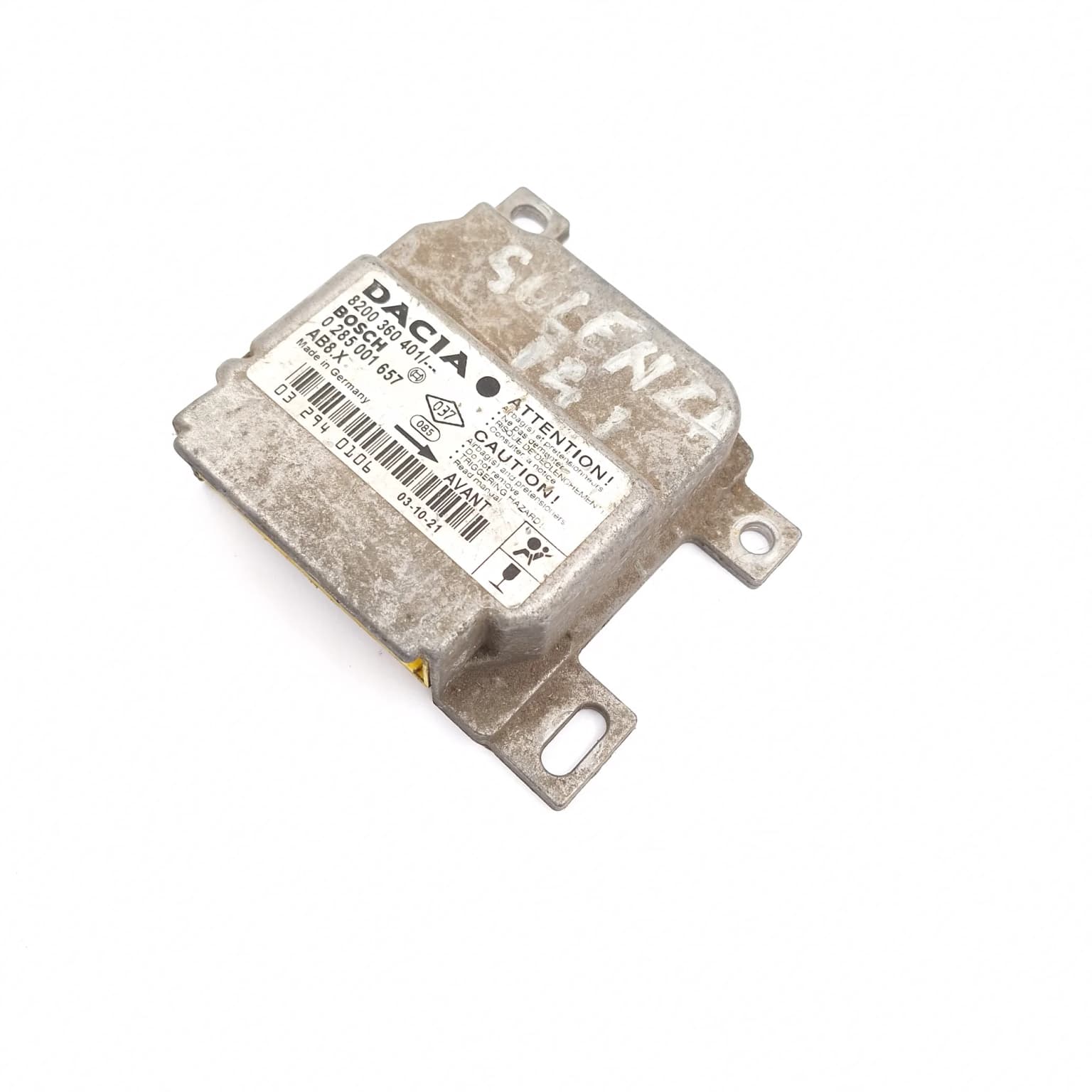 Airbag control module Dacia SOLENZA 2003–2005 8200360401 – 1