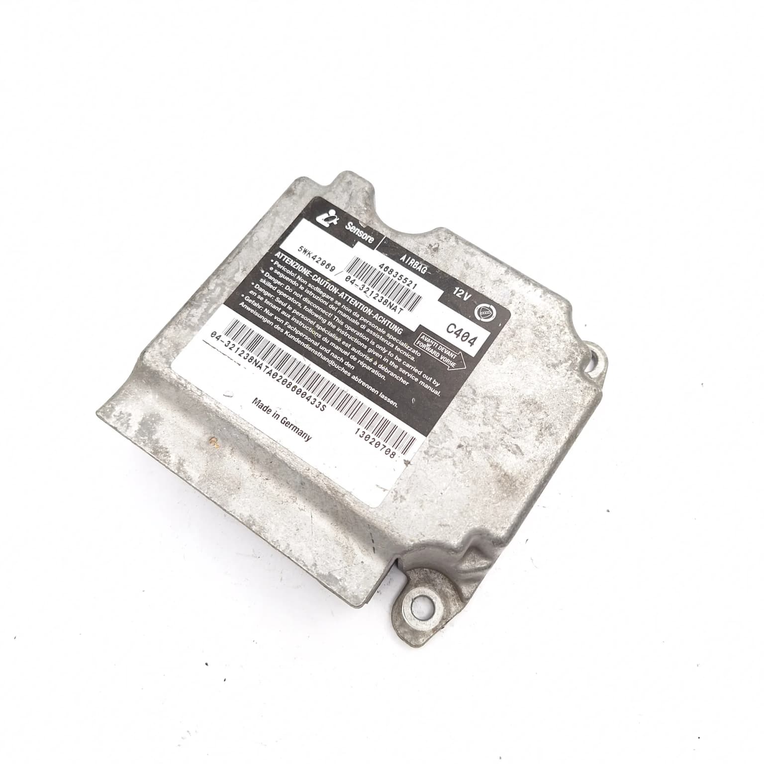 Airbag control module Fiat STILO (192) 2001–2007 46835521 – 1
