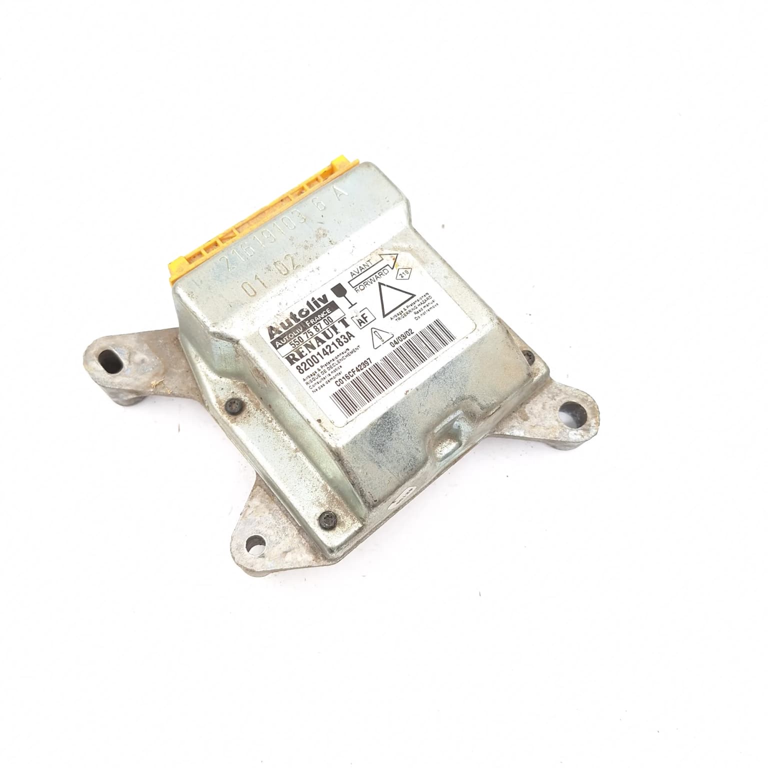 Airbag control module Renault LAGUNA 2 2001–2007 8200142183A – 1