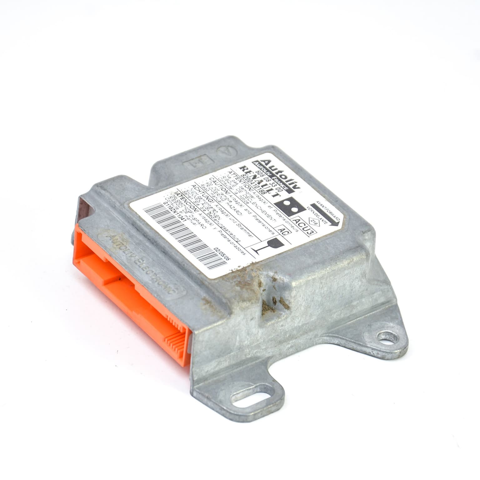 Airbag control module Renault KANGOO (KC) 1997–2007 8200410188 – 1