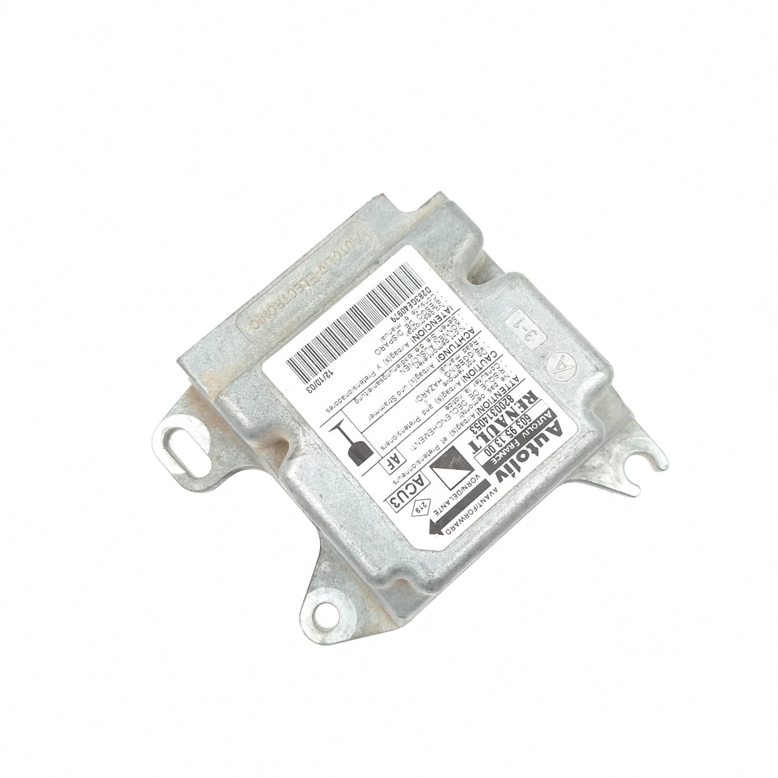 Airbag control module Renault KANGOO (KC) 1997–2007 8200314053 – 1