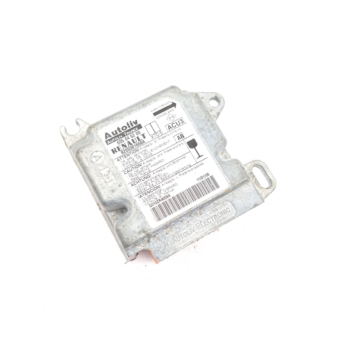 Airbag control module Renault MASTER 2 1998–2010 605045200 – 1