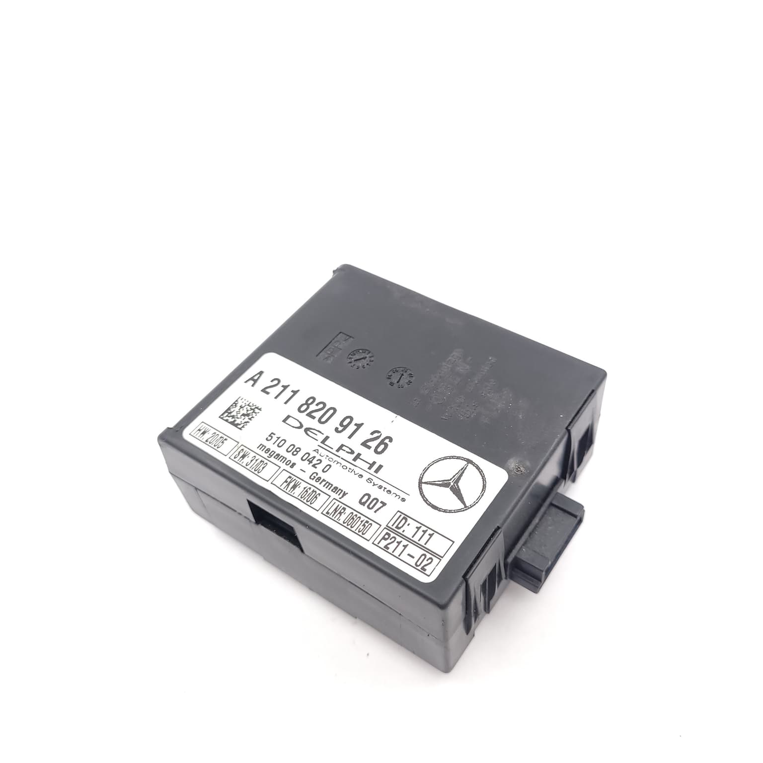 Control unit Mercedes-Benz CLK W209 2002–2009 CLK 200 Kompressor (209.442) M 271.940 A2118209126 – 1