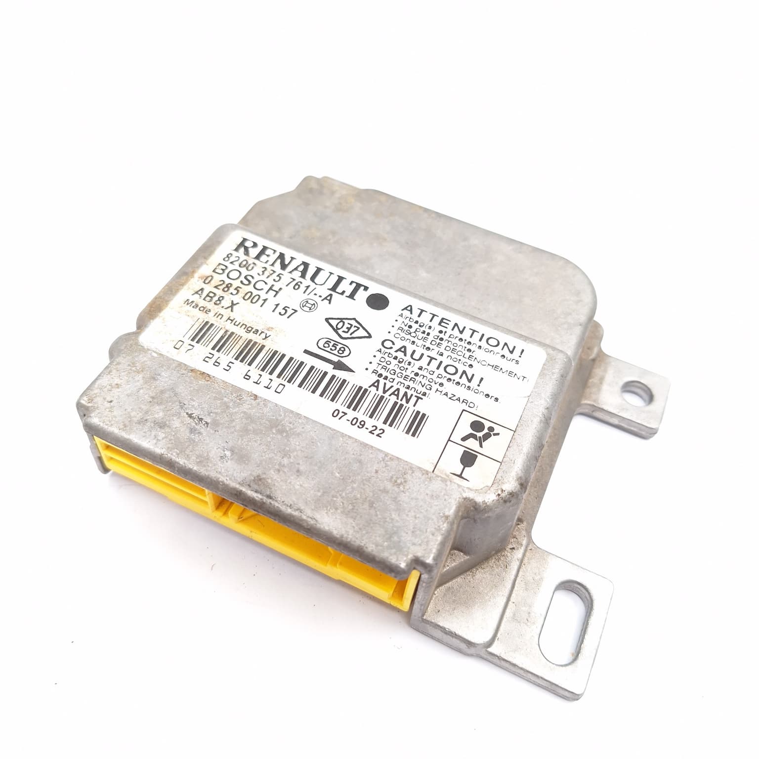 Airbag control module Renault CLIO 2 / SYMBOL 1 1998–2008 8200375761A – 1