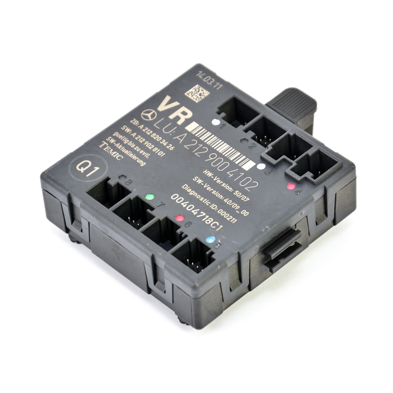 Control unit Mercedes-Benz E-CLASS (W212) 2009–2016 E 200 CDI / BlueTEC (212.205, 212.206) OM 651.925 A2129004102 – 1