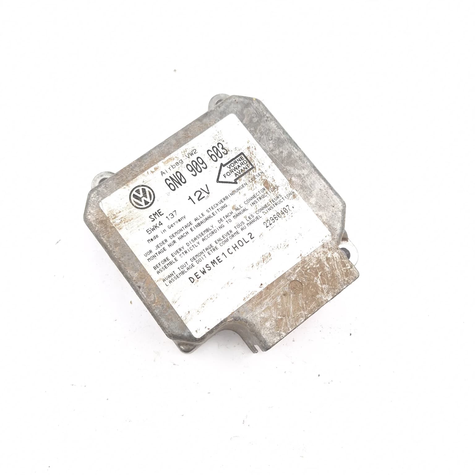 Airbag control module VW GOLF 4 1997–2004 6N0909603 – 1