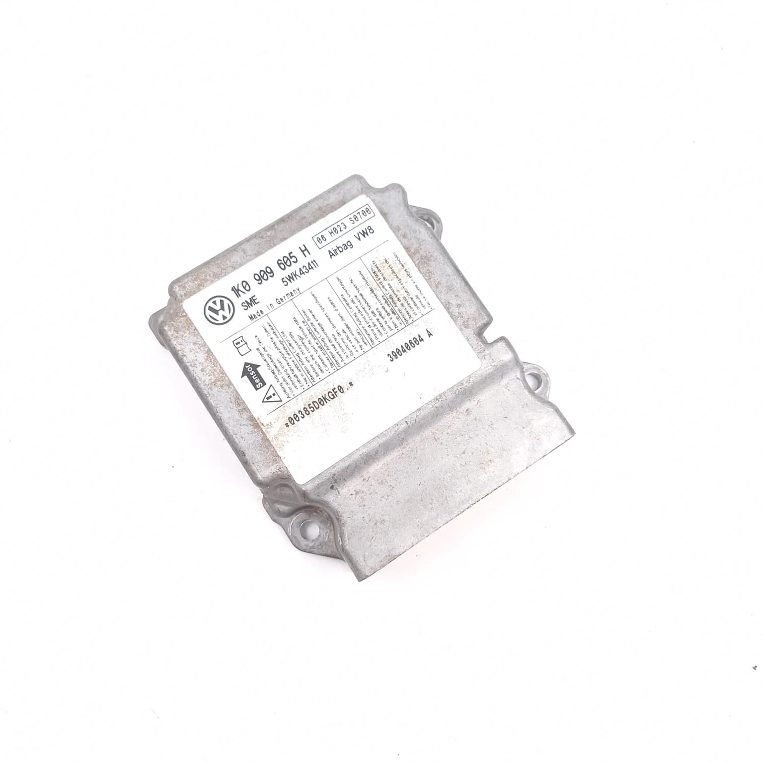 Airbag control module Skoda OCTAVIA 2 (1Z) 2004–2013 1.6 BGU 1K0909605H – 1