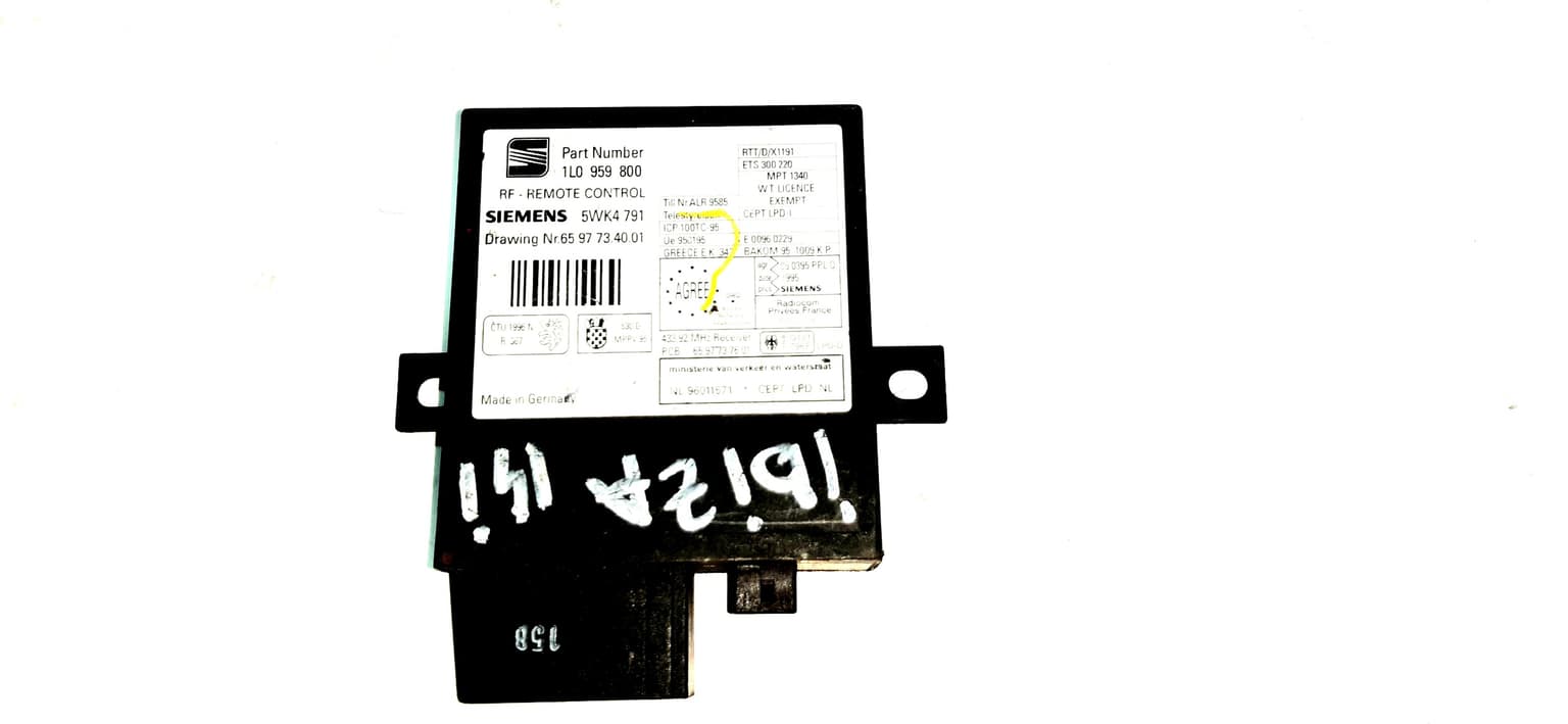 Control unit Seat IBIZA Mk 4 (6L) 2002–2008 1L0959800 – 1
