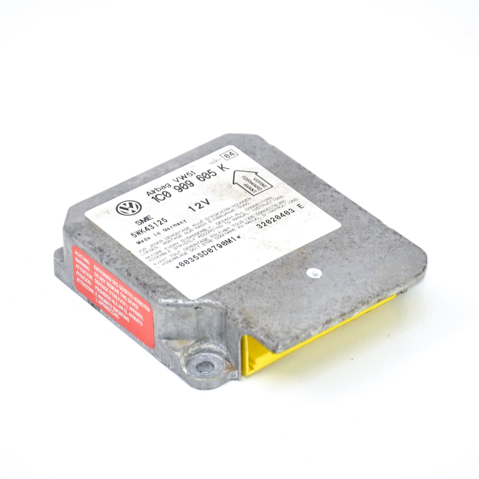 Airbag control module VW POLO (9N, 9N3) 2002–2010 1C0909605K – 1