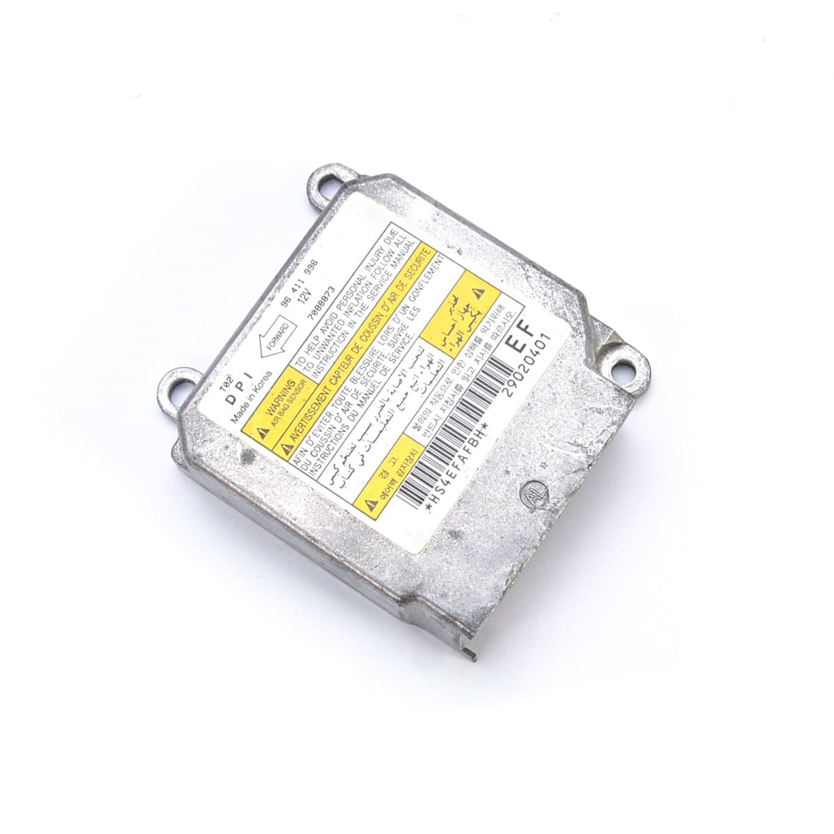 Airbag control module Chevrolet KALOS 2003–2011 1.4 16V F14D3 96411996 – 1
